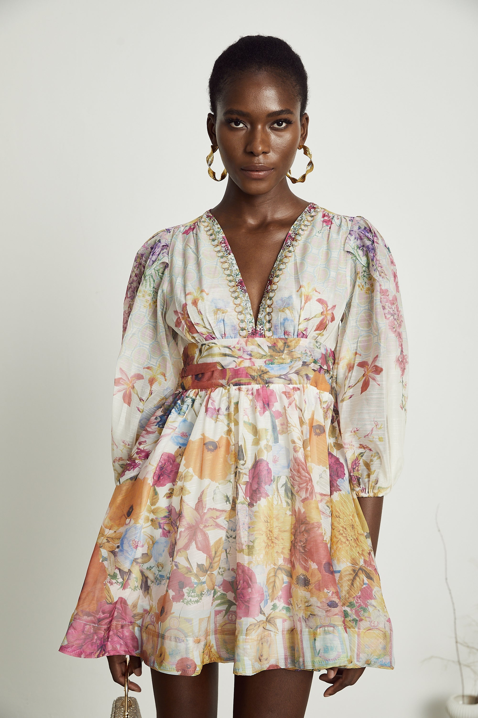 Axelle floral-print mini dress (Final Sale-US Only)