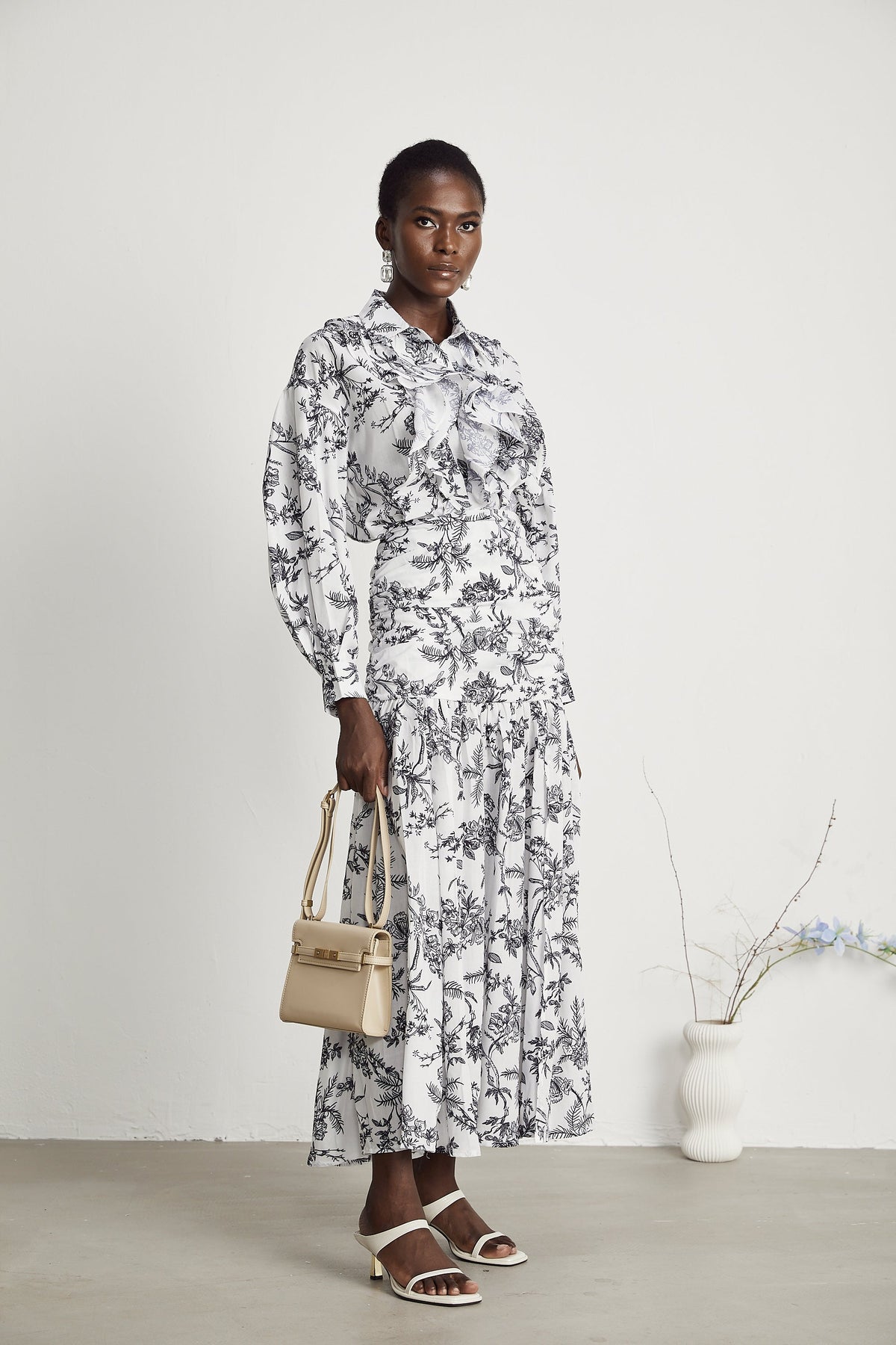 Kelly graphic-print shirt & skirt matching set (Final Sale-US Only)
