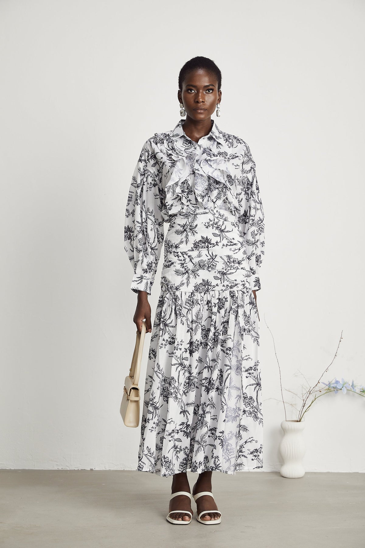 Kelly graphic-print shirt & skirt matching set (Final Sale-US Only)