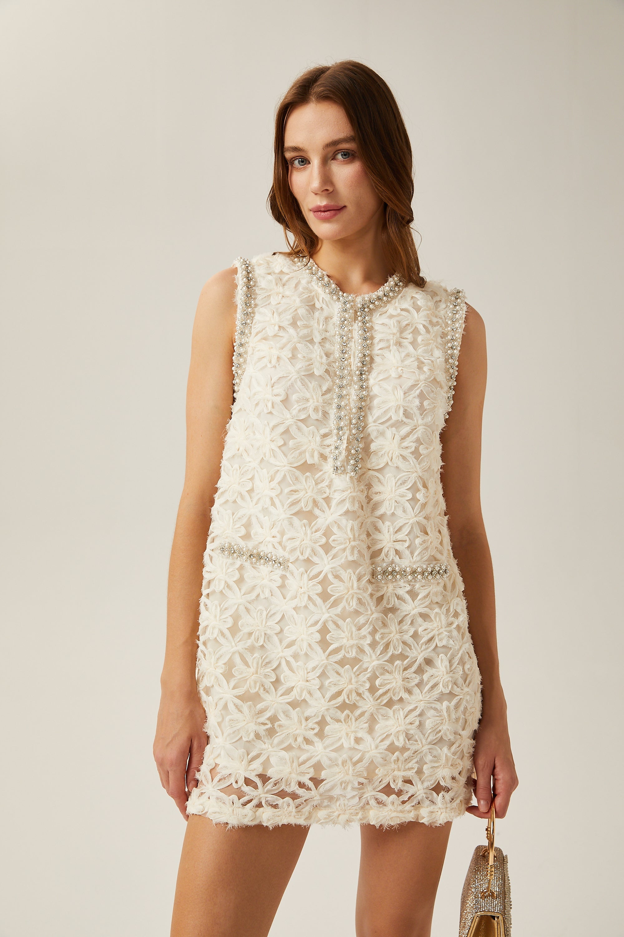 Félicité embellished sleeveless mini dress (US Only)