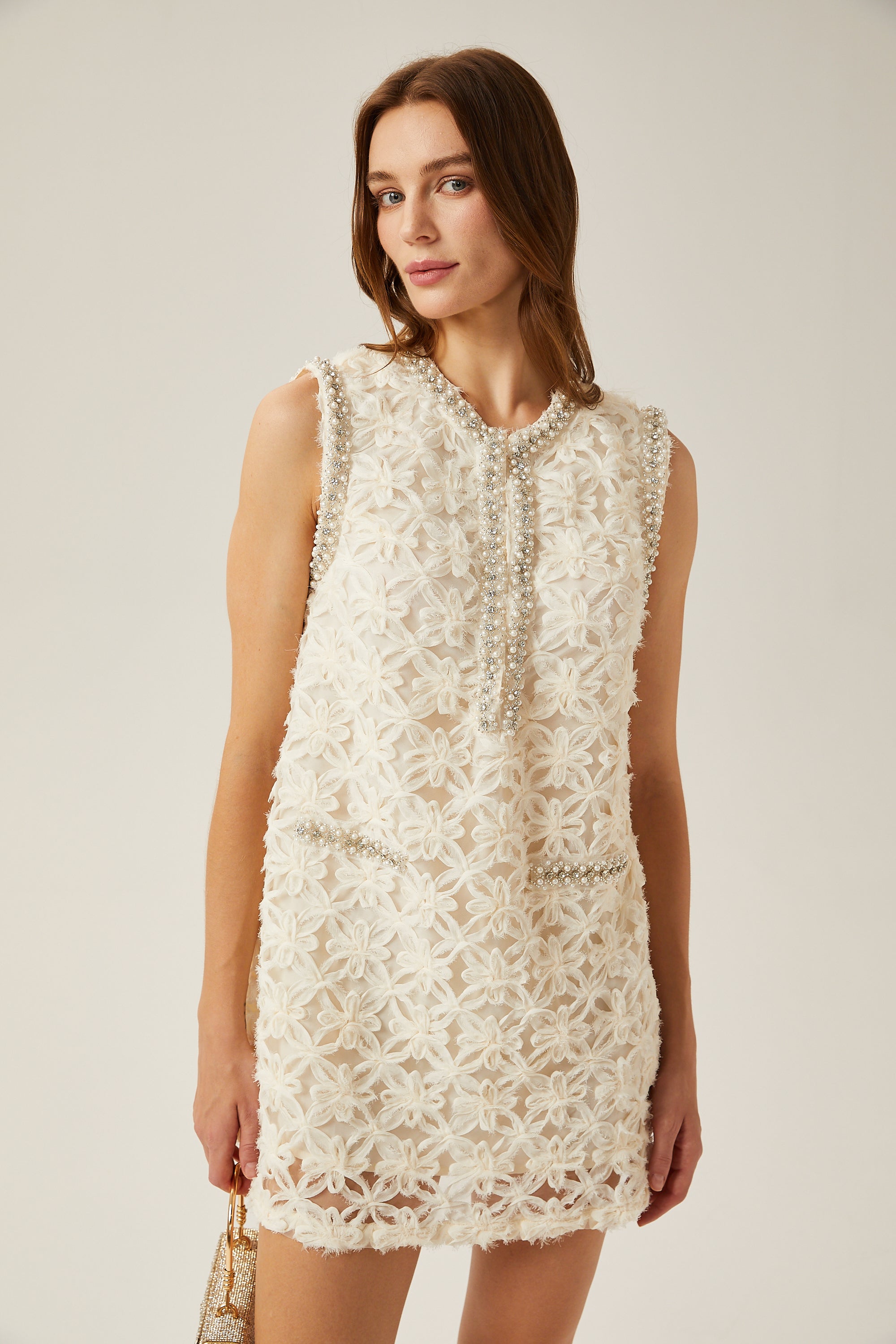 Félicité embellished sleeveless mini dress (US Only)