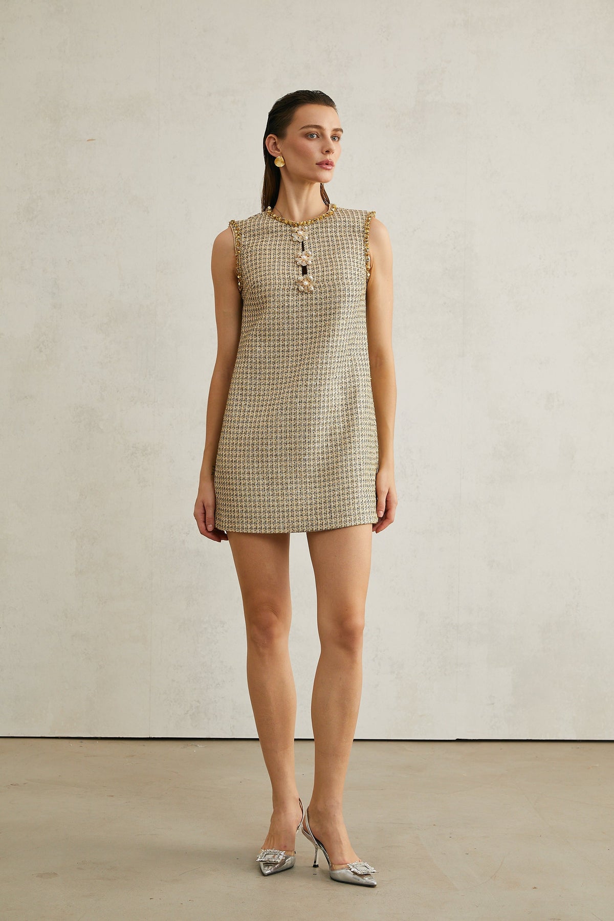 Éléonore tweed sleeveless mini dress (Final Sale-US Only)