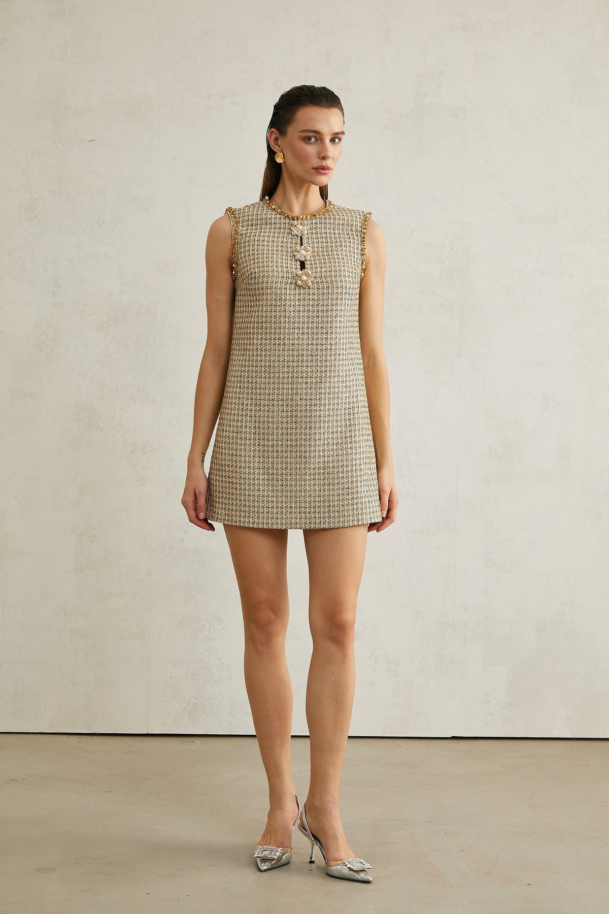 Éléonore tweed sleeveless mini dress (Final Sale-US Only)
