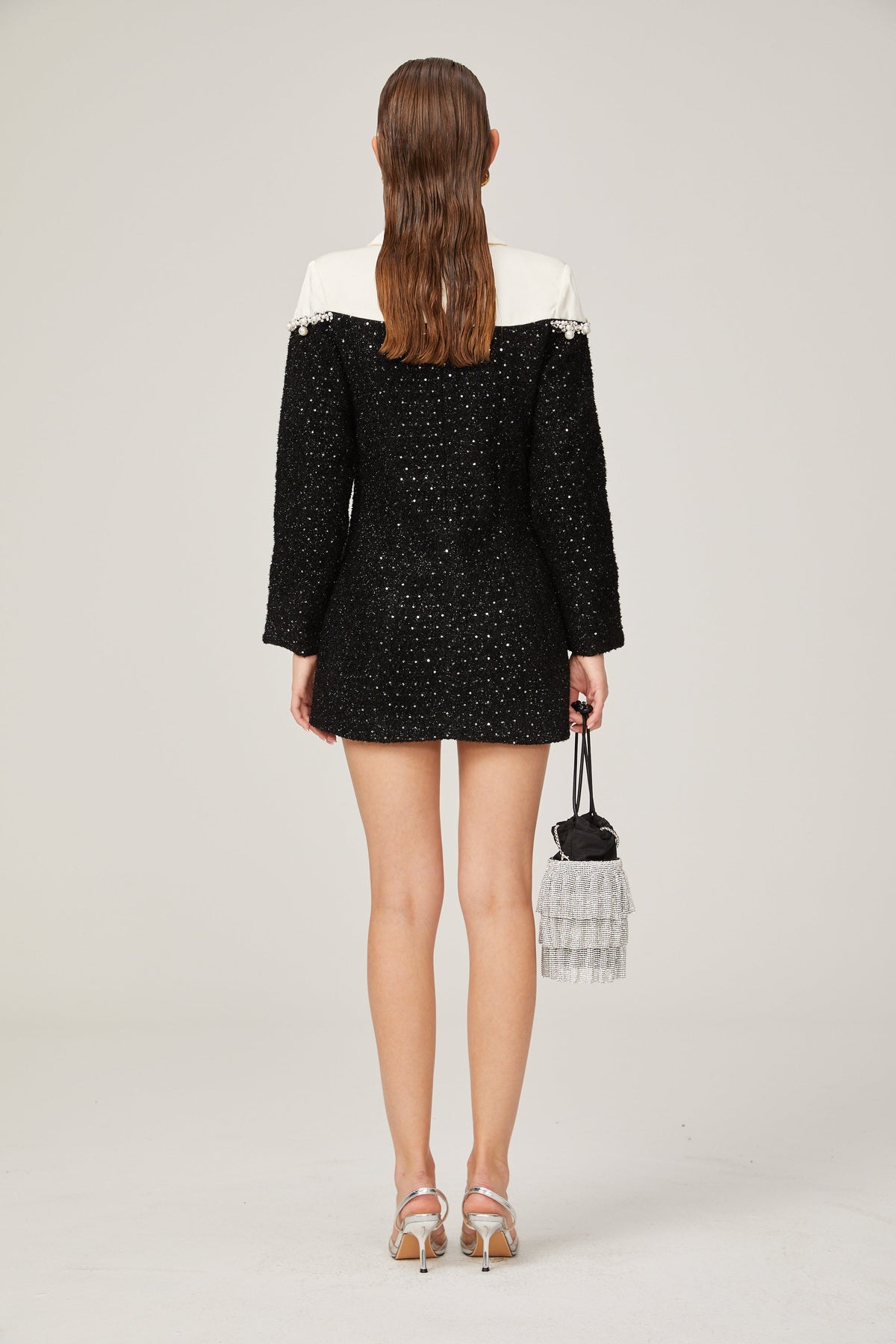 Éléonore faux-pearl tweed mini dress (Final Sale-US Only)