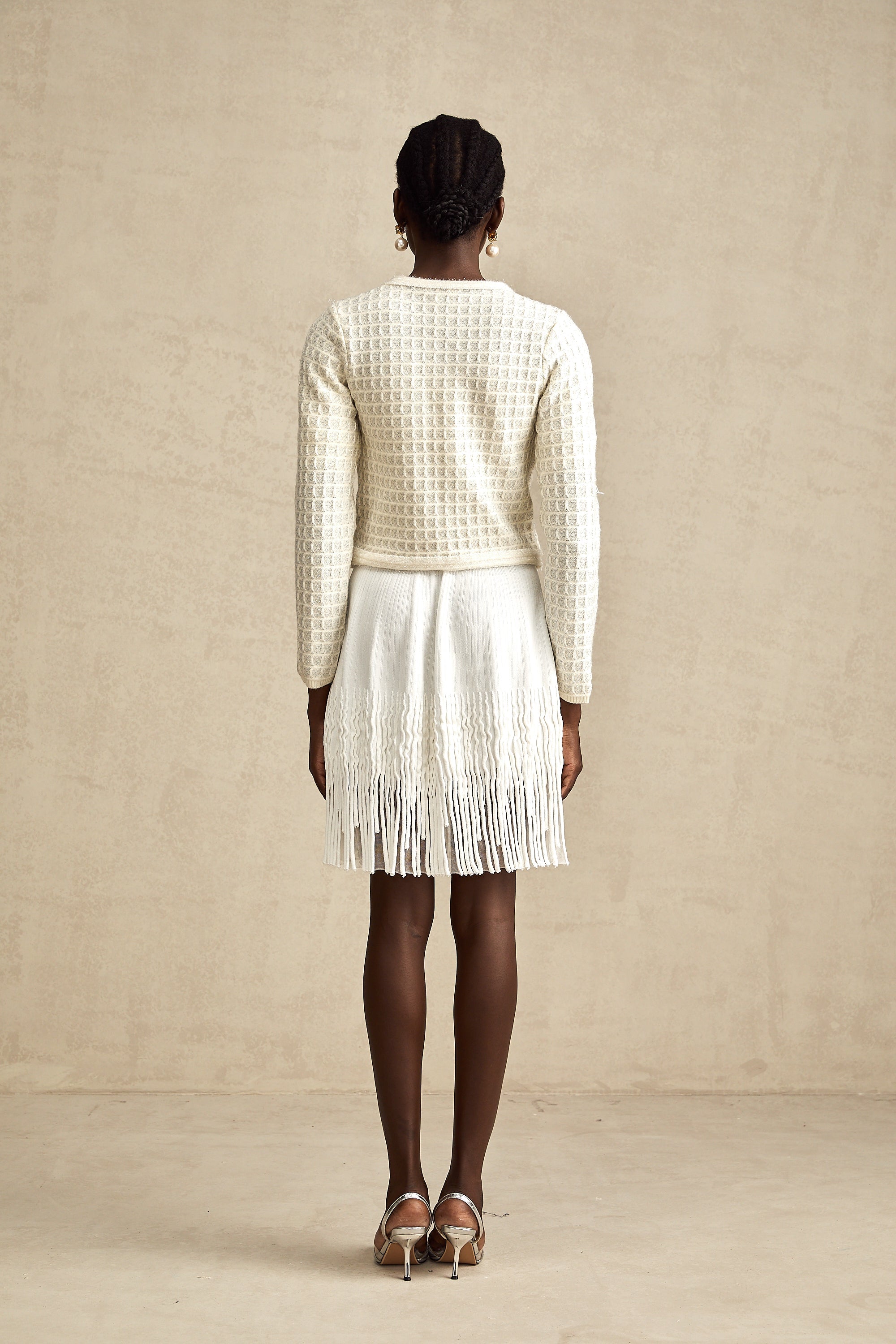Lisette single-breasted knitted cardigan (US Only)