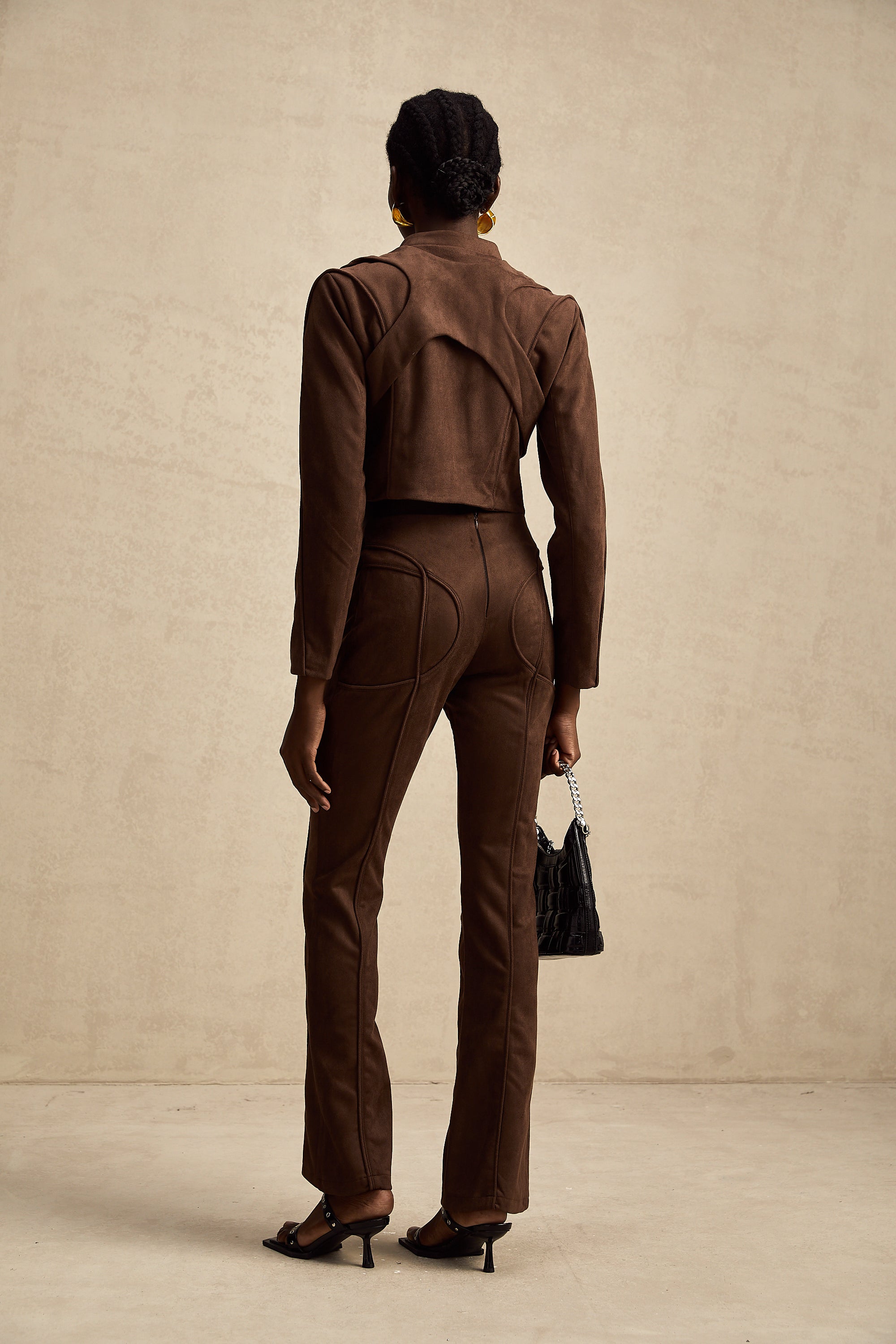 Chloé brown suede jacket