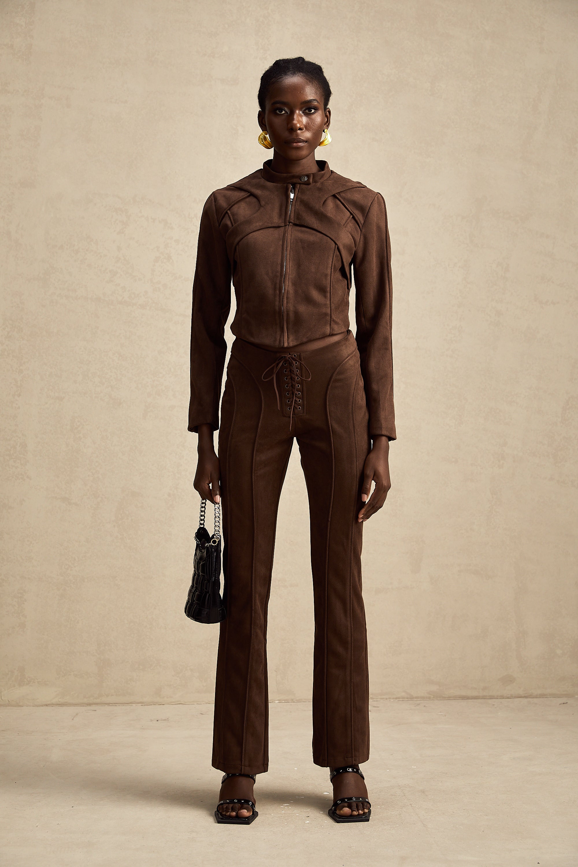 Chloé brown suede jacket
