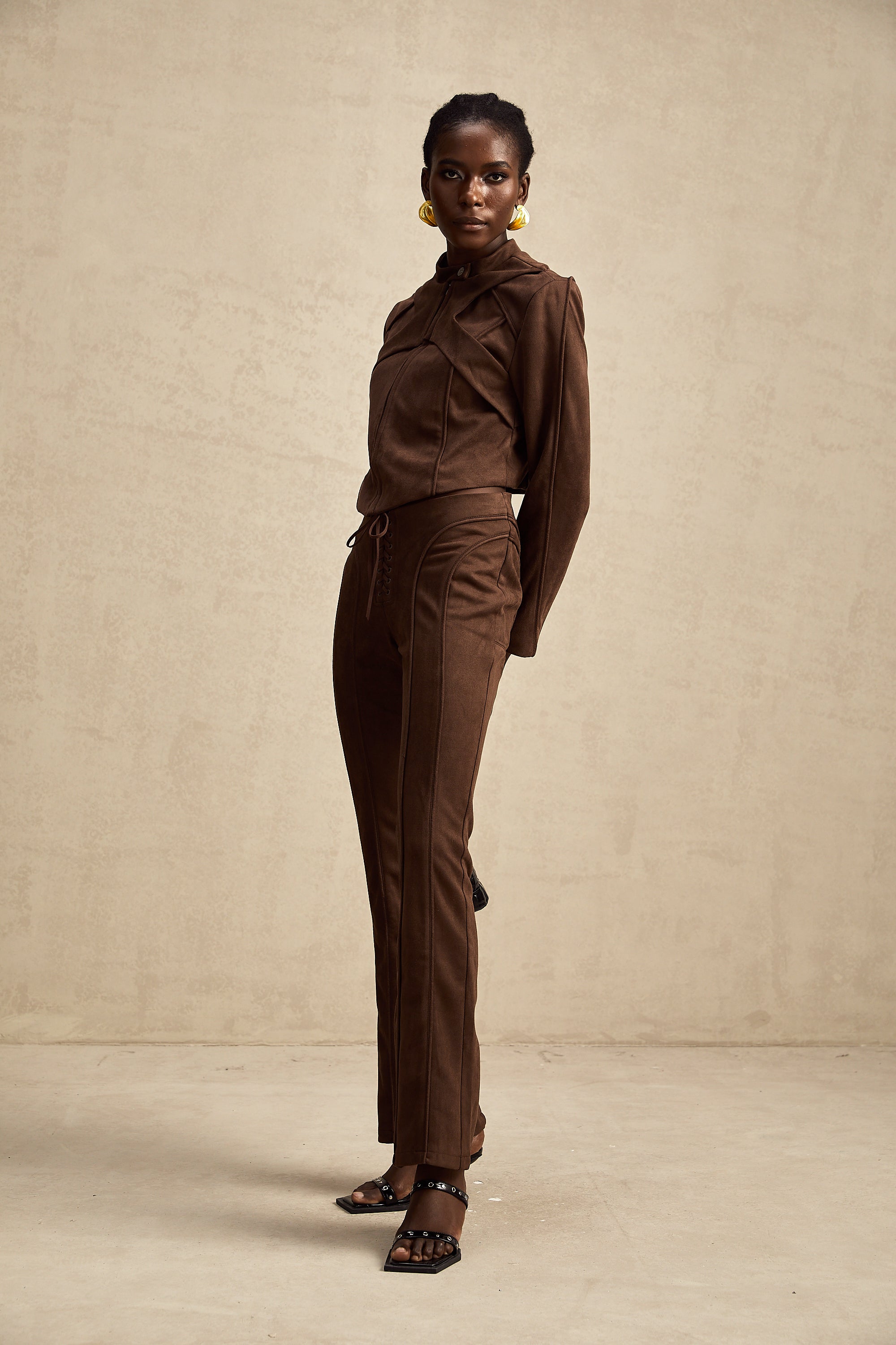 Chloé brown suede jacket