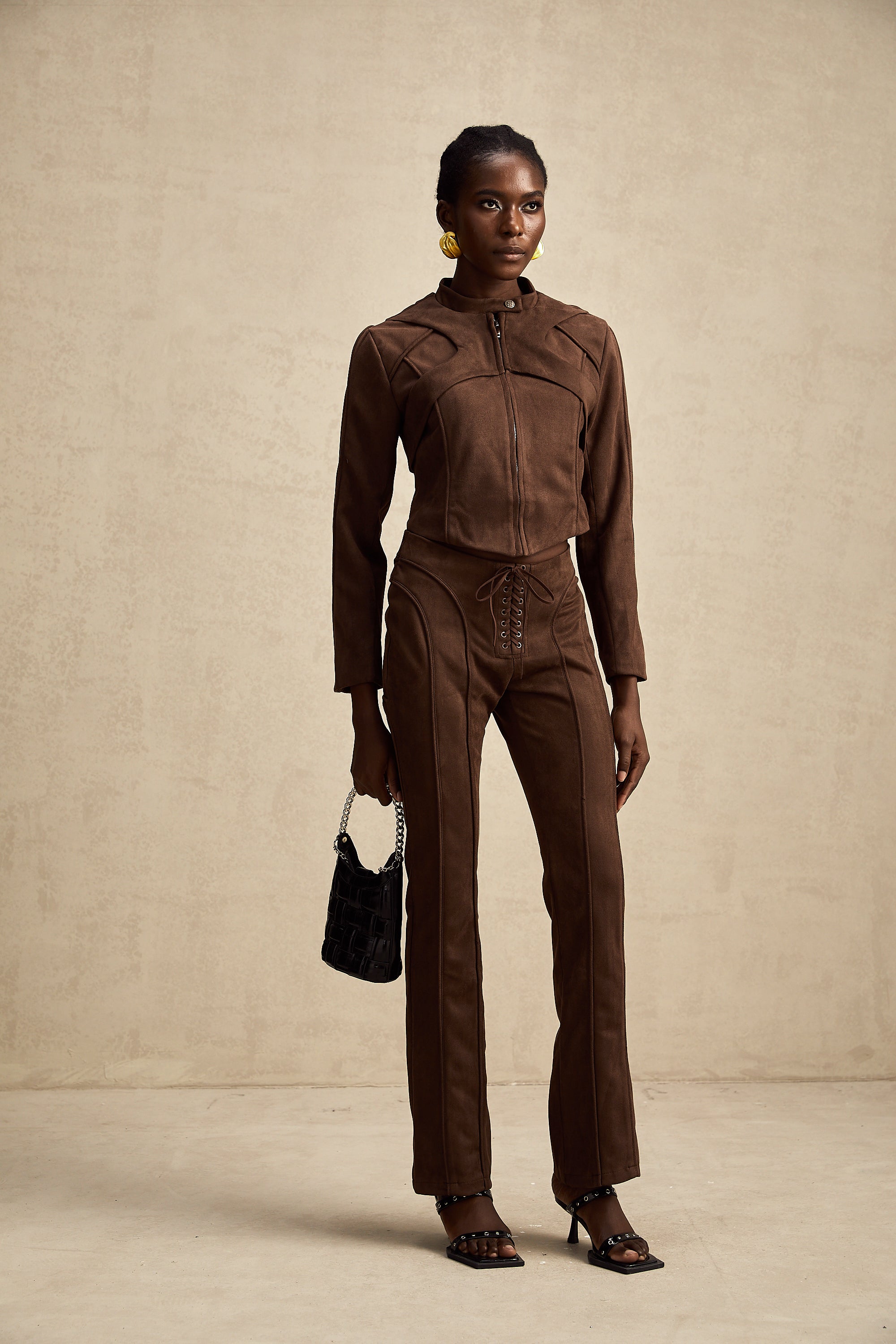 Chloé brown suede jacket