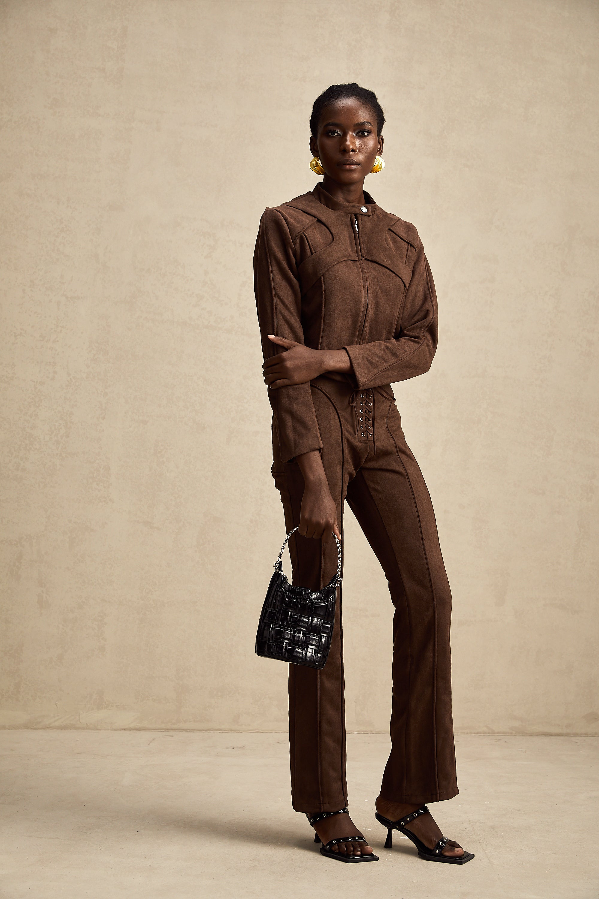 Chloé brown suede jacket