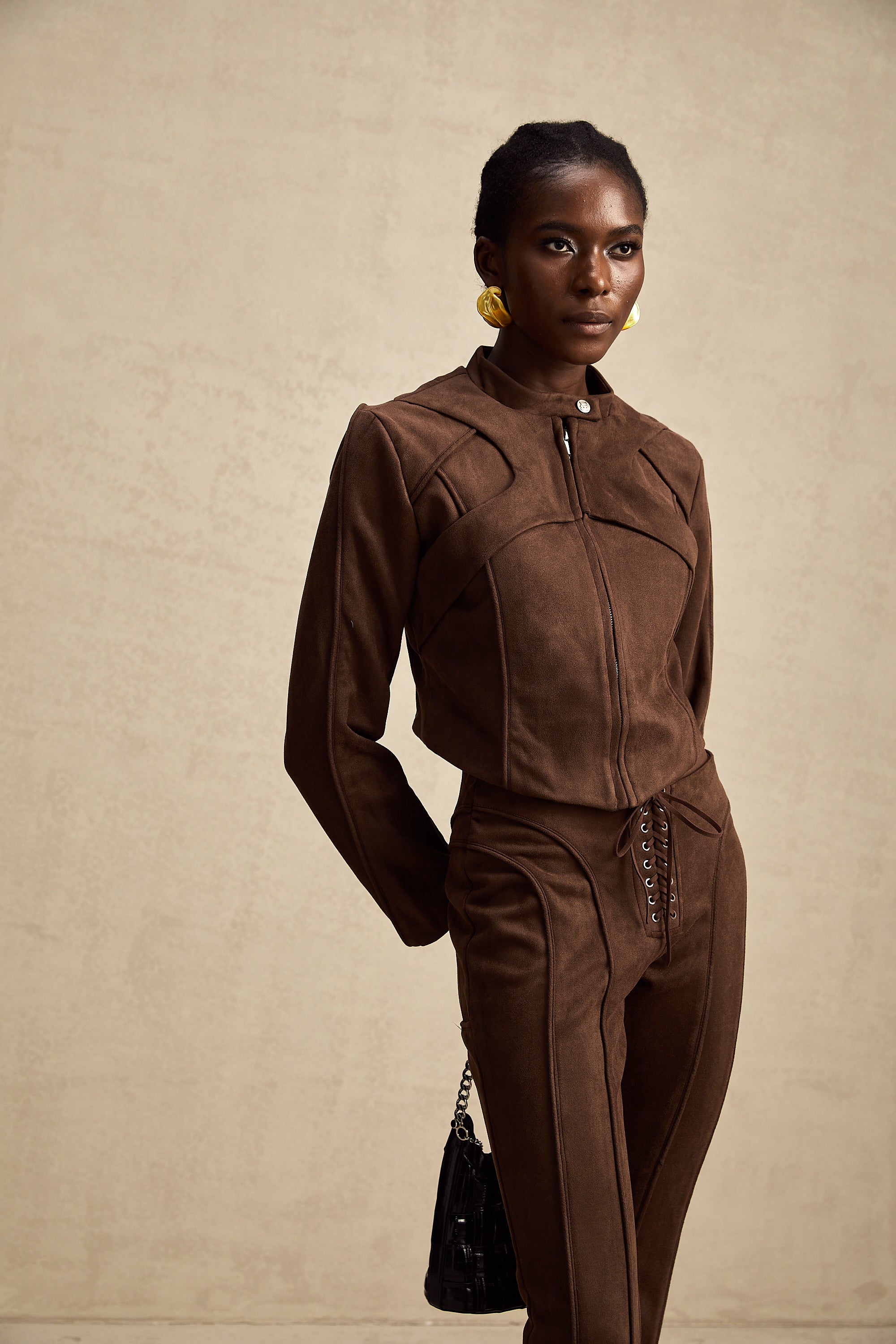 Chloé brown suede jacket