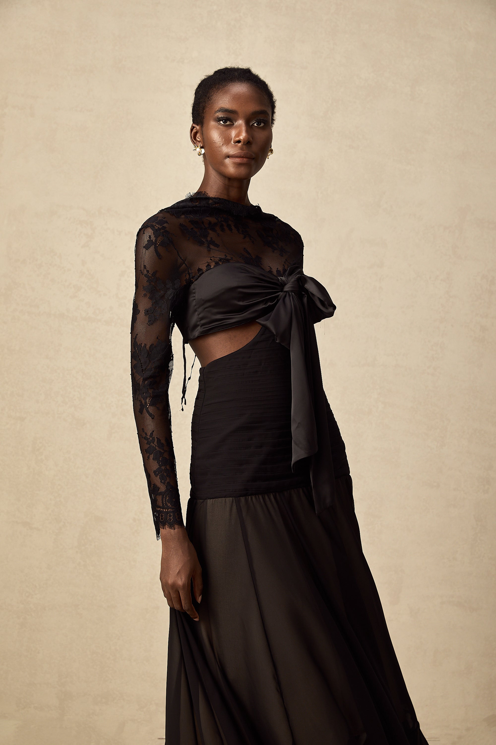 Maïwenn floral-lace panelled maxi dress (Final Sale-US Only)