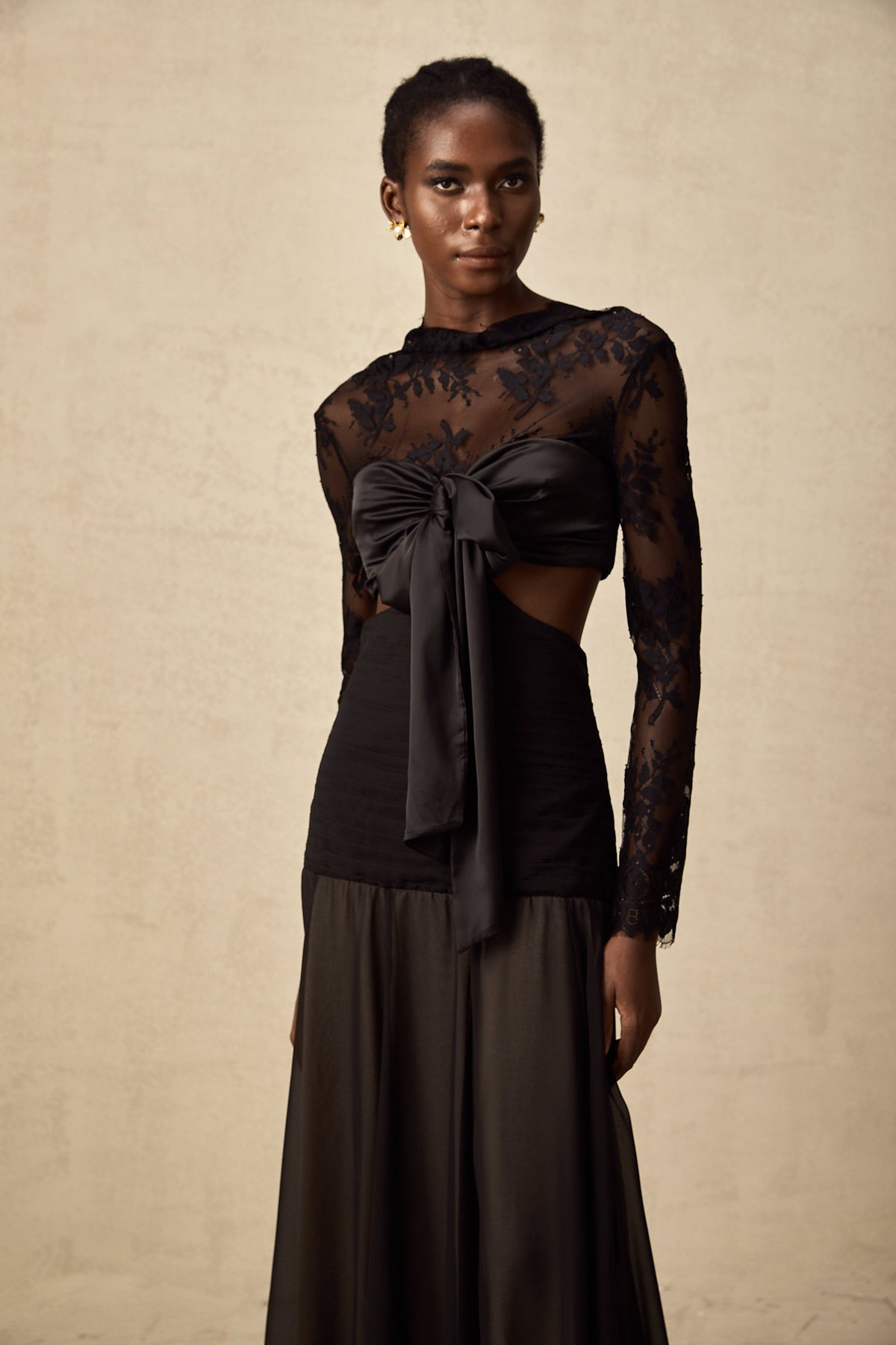 Maïwenn floral-lace panelled maxi dress (Final Sale-US Only)