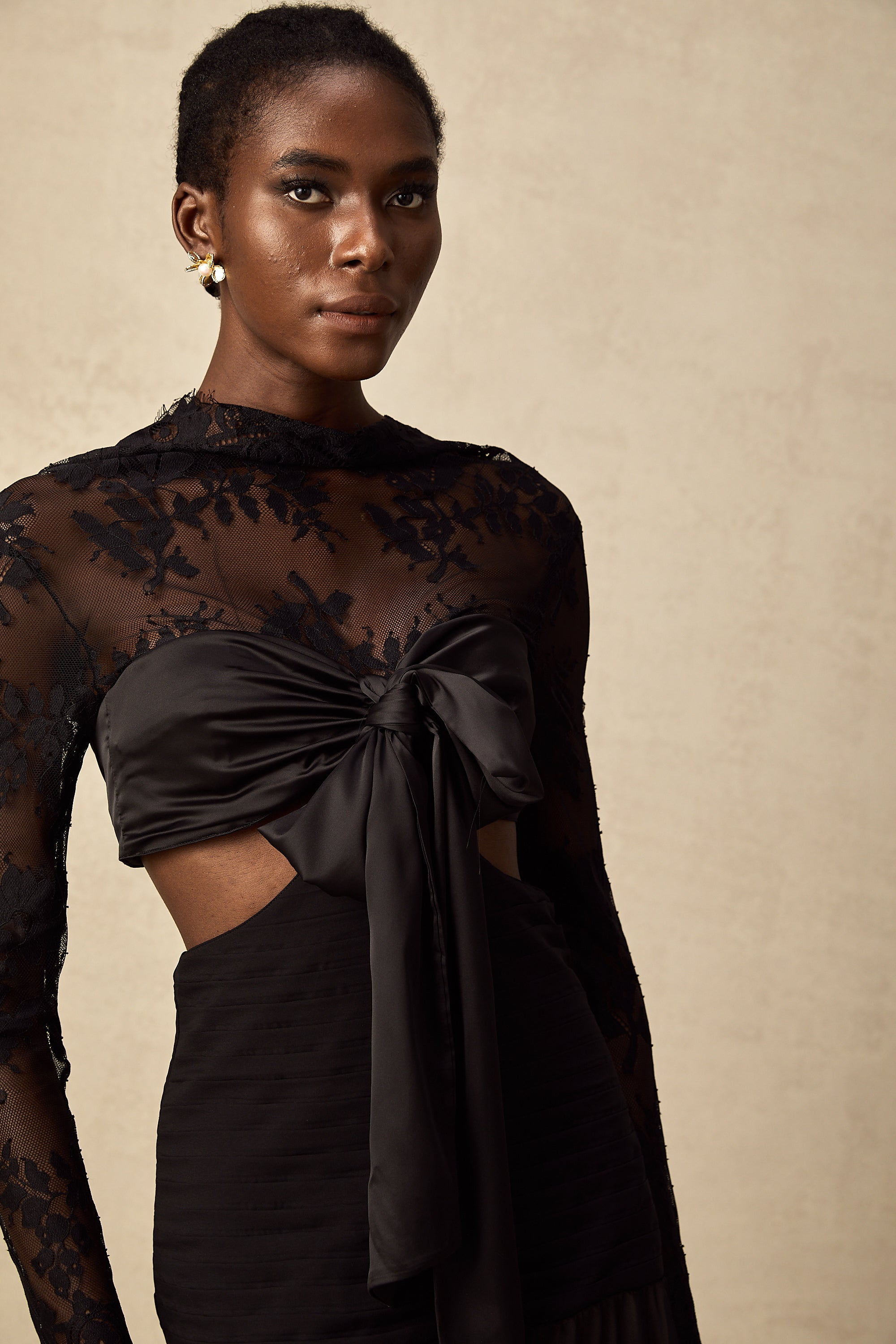 Maïwenn floral-lace panelled maxi dress (Final Sale-US Only)