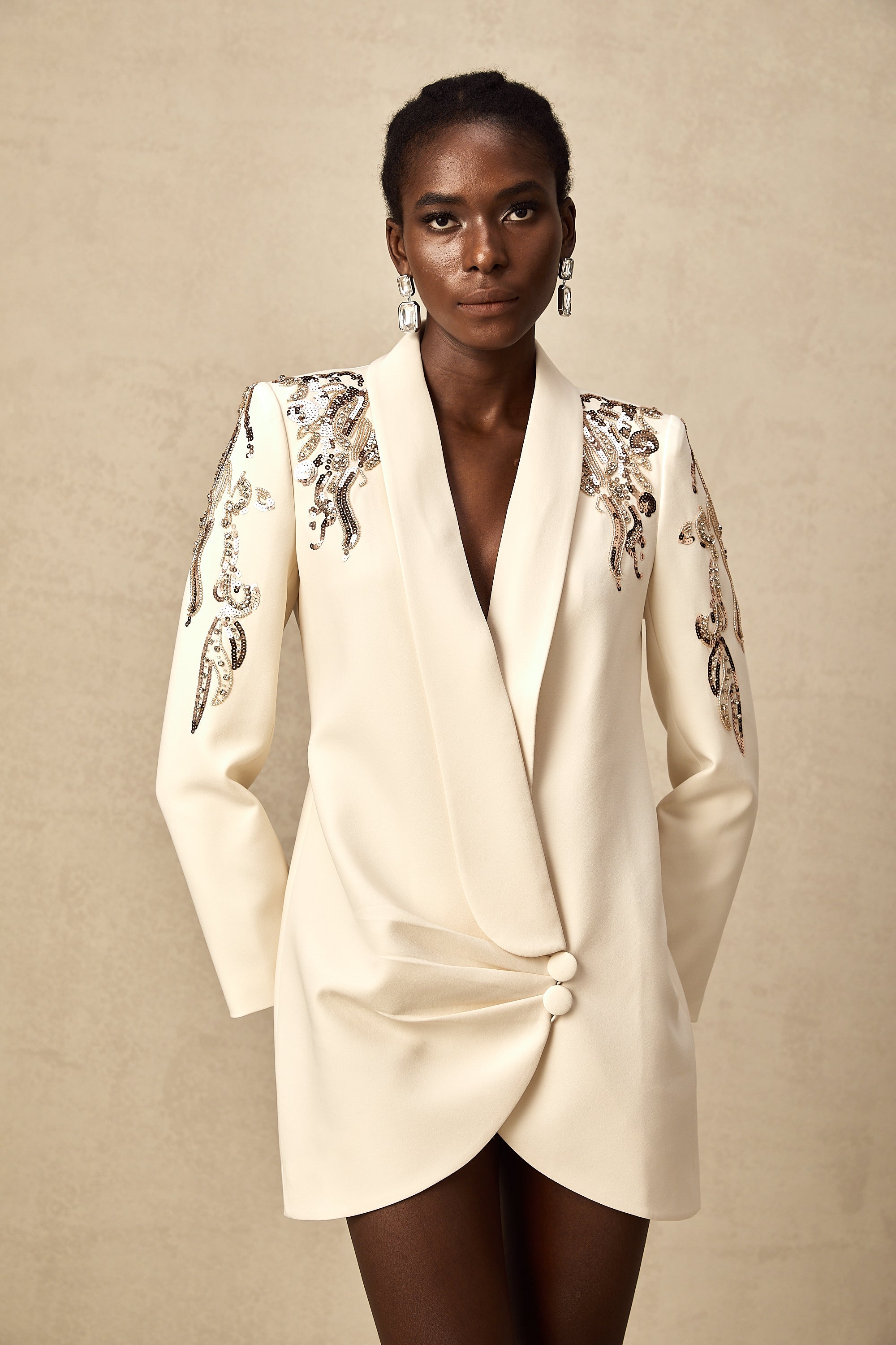 Éléna Embellished Sequined Blazer Dress (Final Sale-US Only)