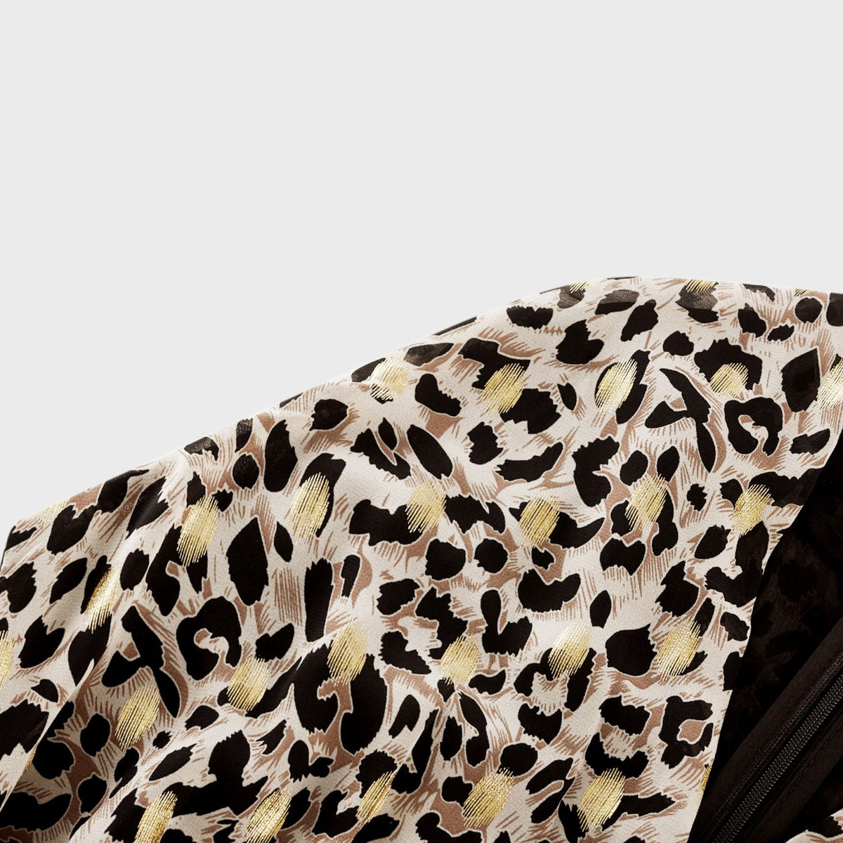 Angélique V-neck leopard-print midi dress