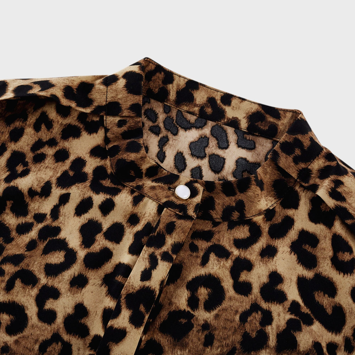 Geneviève leopard-print midi dress