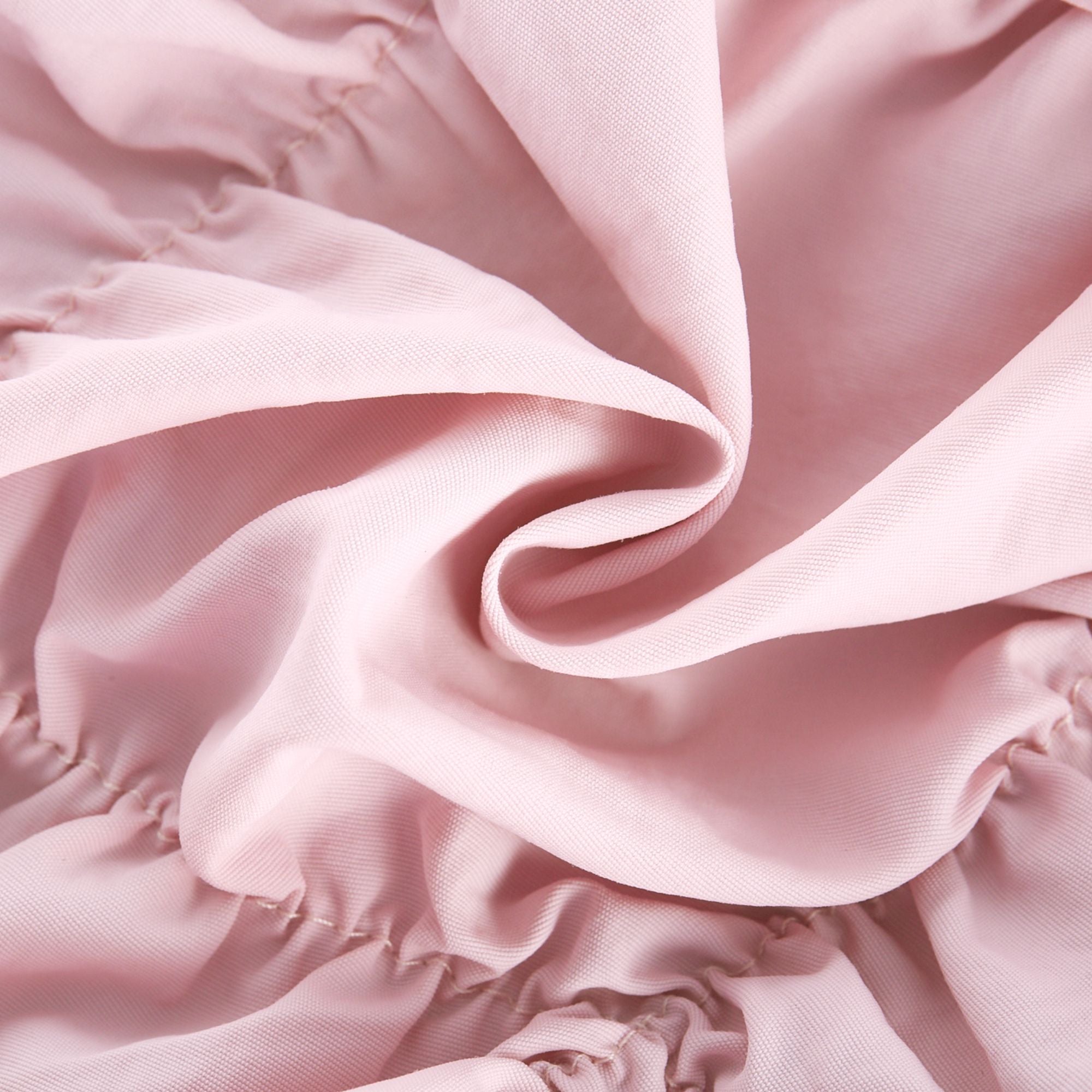 Aurore puffed pleated midi dress - Pink