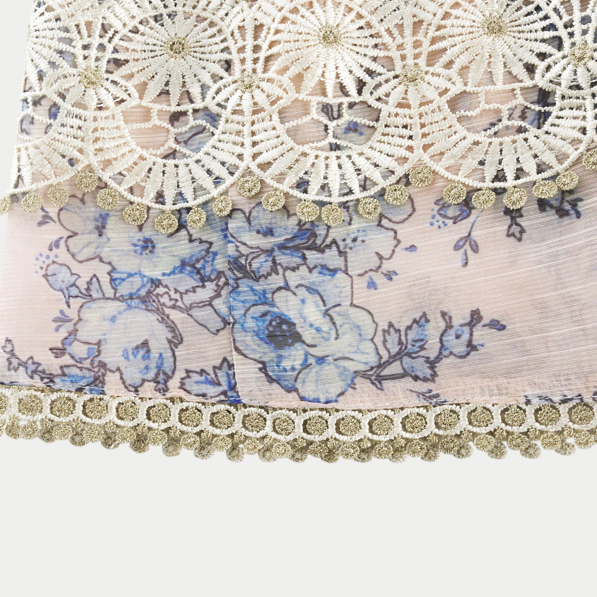 Gaëlle lace-embroidered mini dress (US Only)