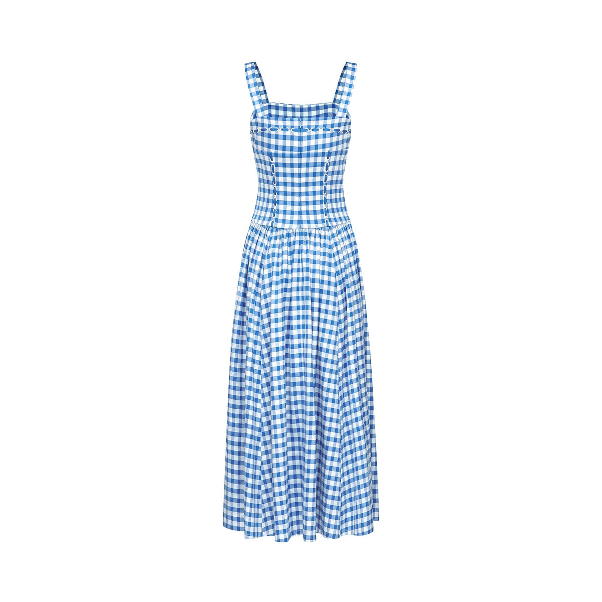 Diane gingham midi dress (Final Sale)