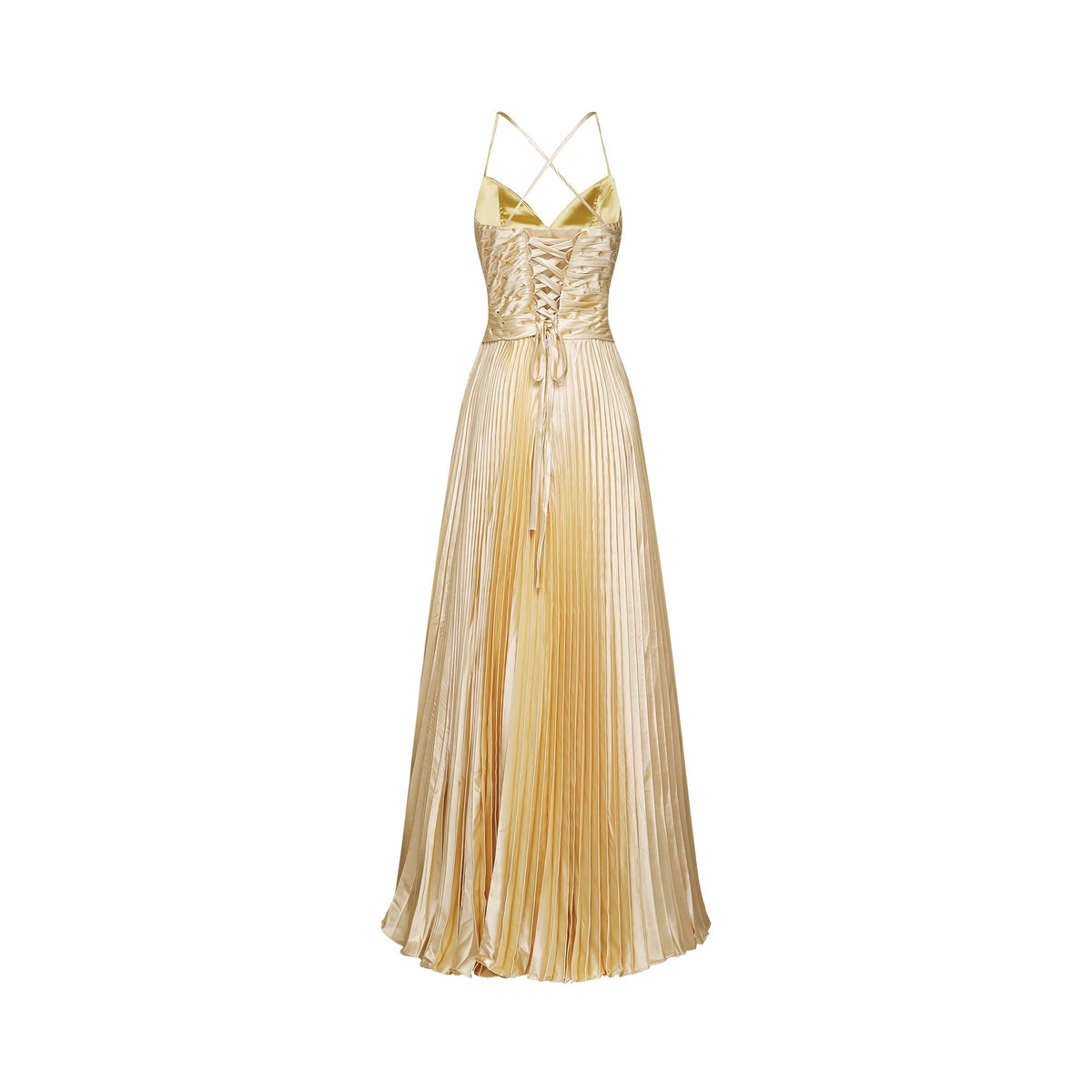 Eline pleated maxi dress (Final Sale-US Only)