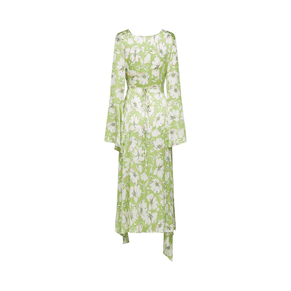 Éva floral-print crystal-embellished midi dress