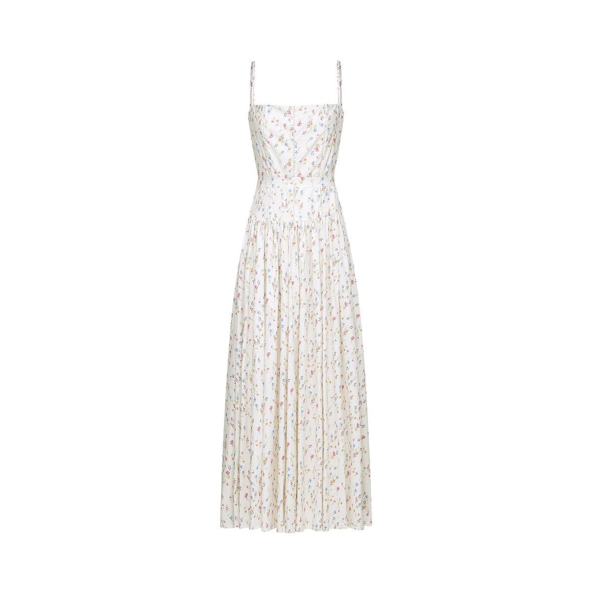 Raphaëlle floral-print pleated midi dress