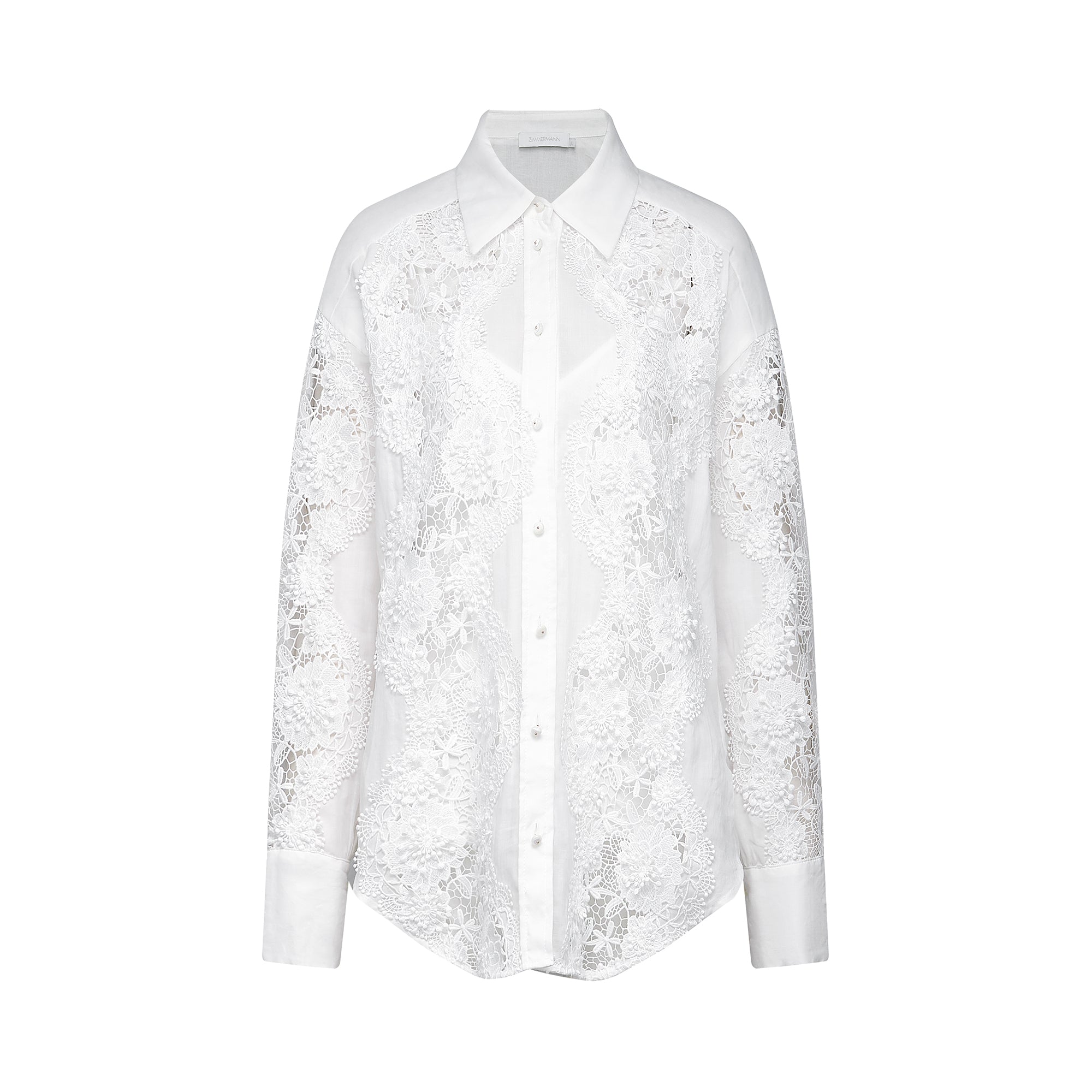 Axelle lace-embroidered cut-out shirt (US Only)