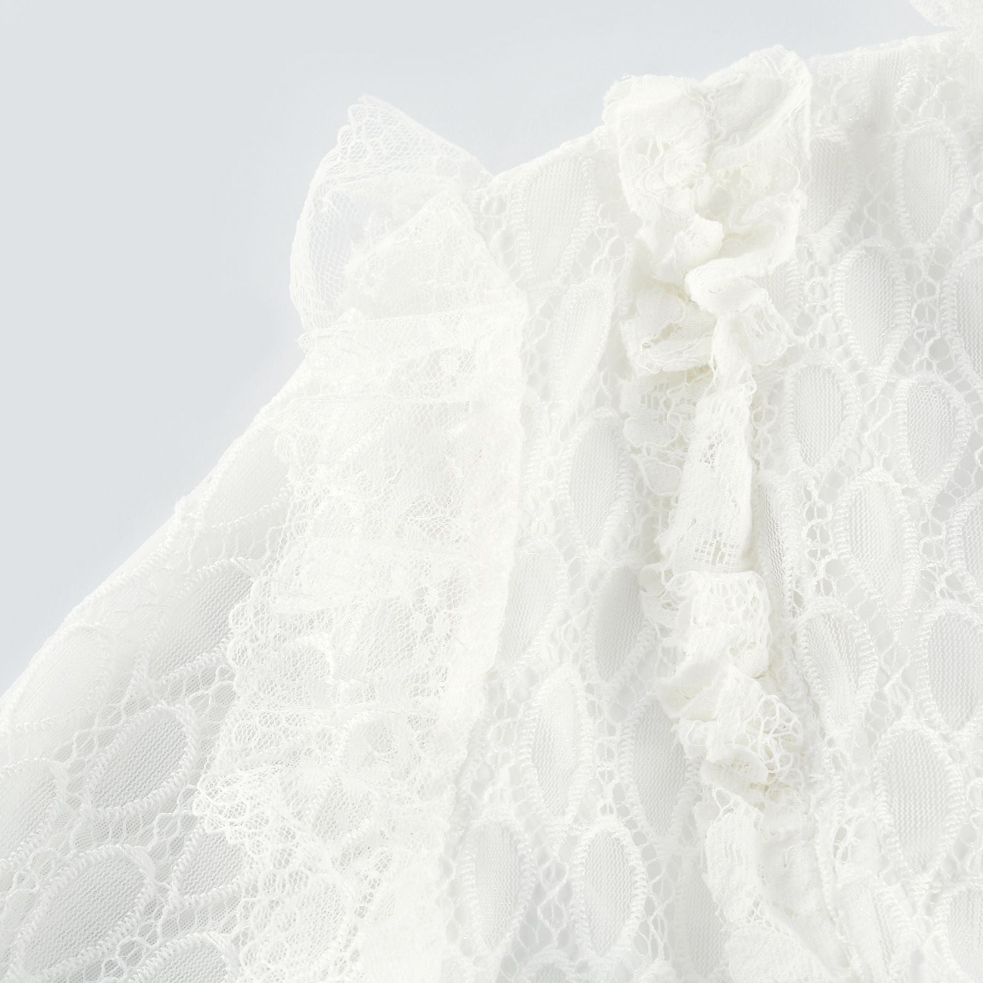 Aimée layered cut-out lace embroidered midi dress