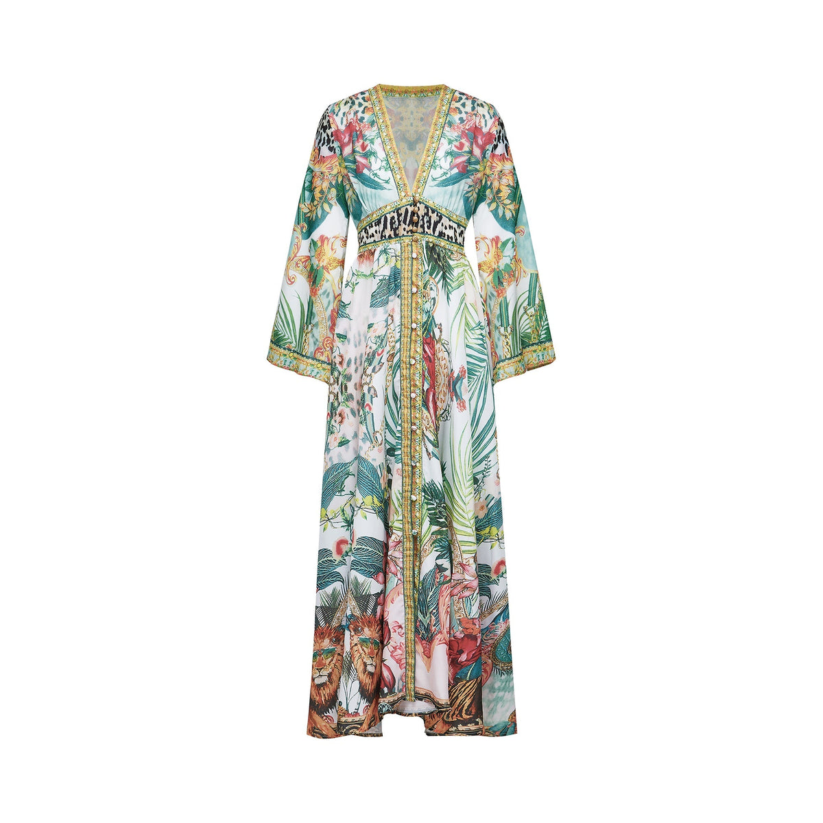 Cassandra graphic-print maxi dress (Final Sale-US Only)