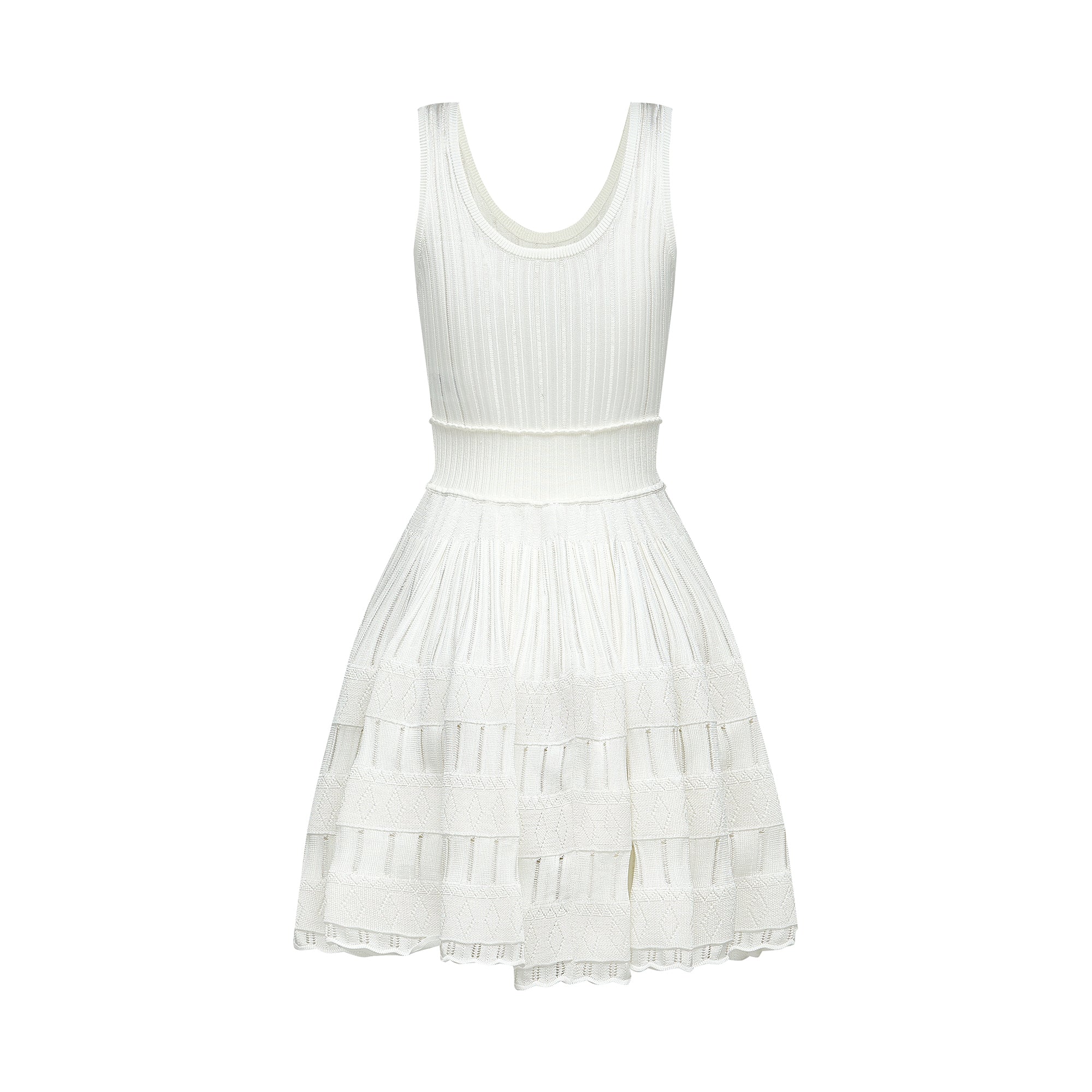 Noémie white cut-out pleated mini dress (Final Sale-US Only)