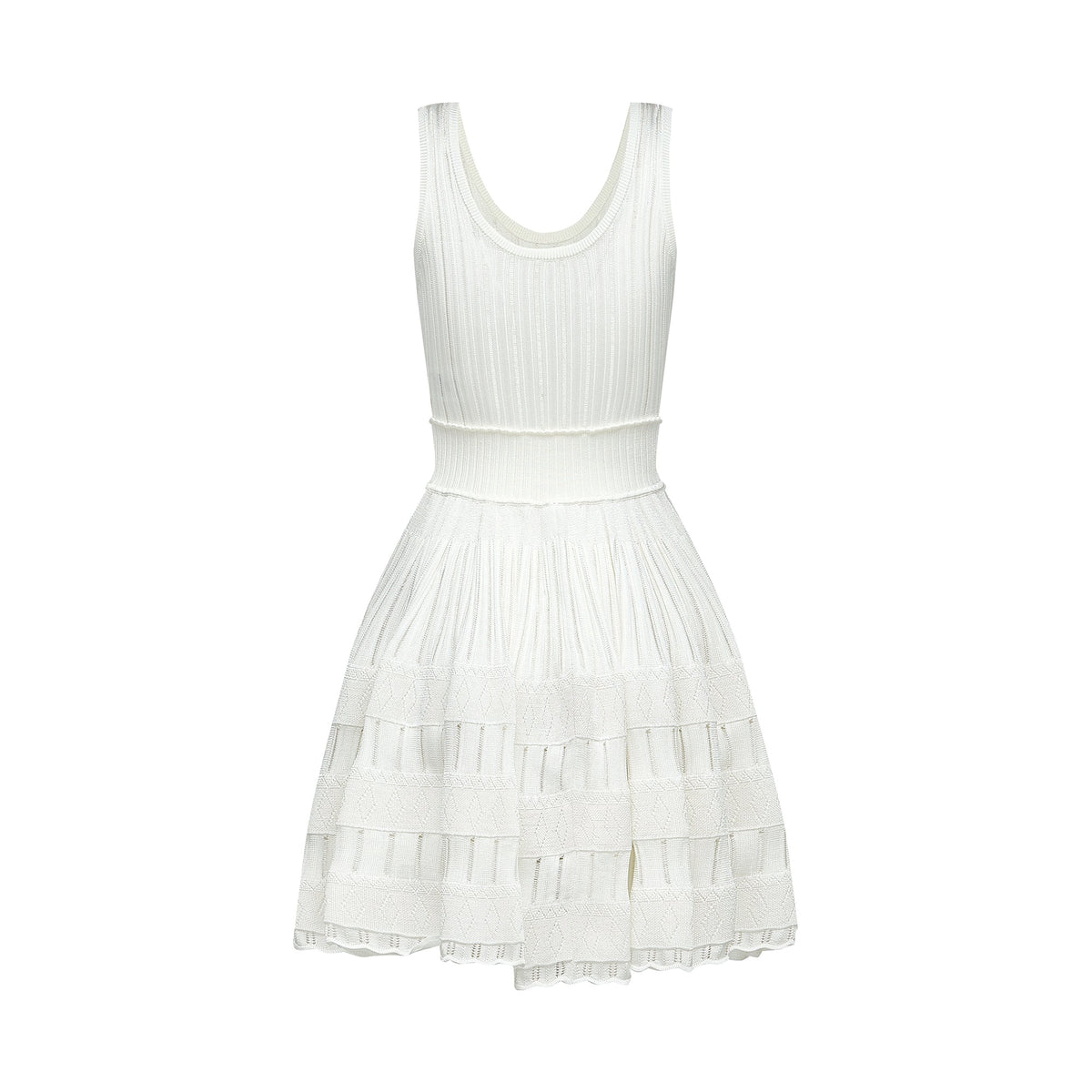 Noémie white cut-out pleated mini dress (Final Sale-US Only)