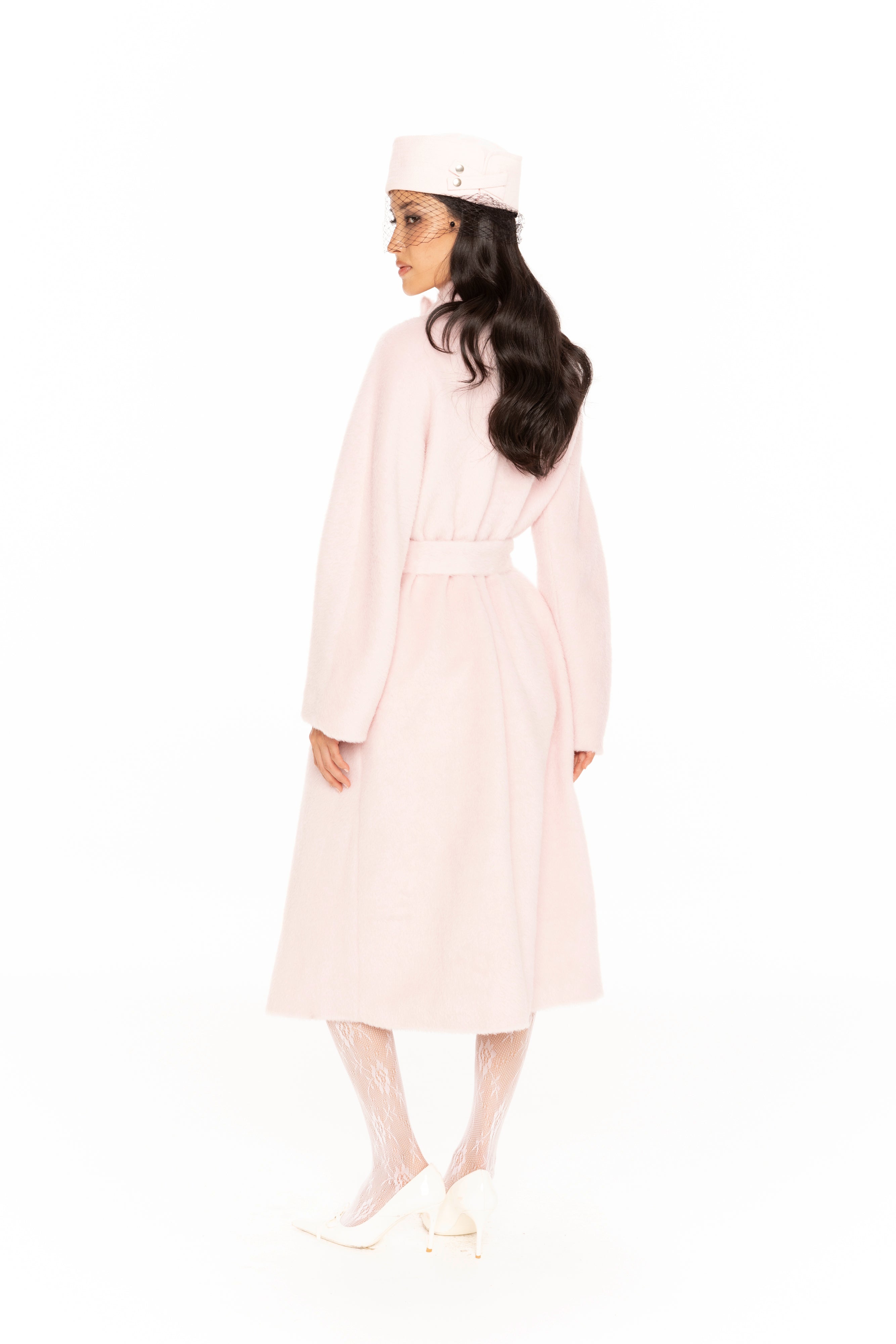 Audrey Long Coat (Pink)