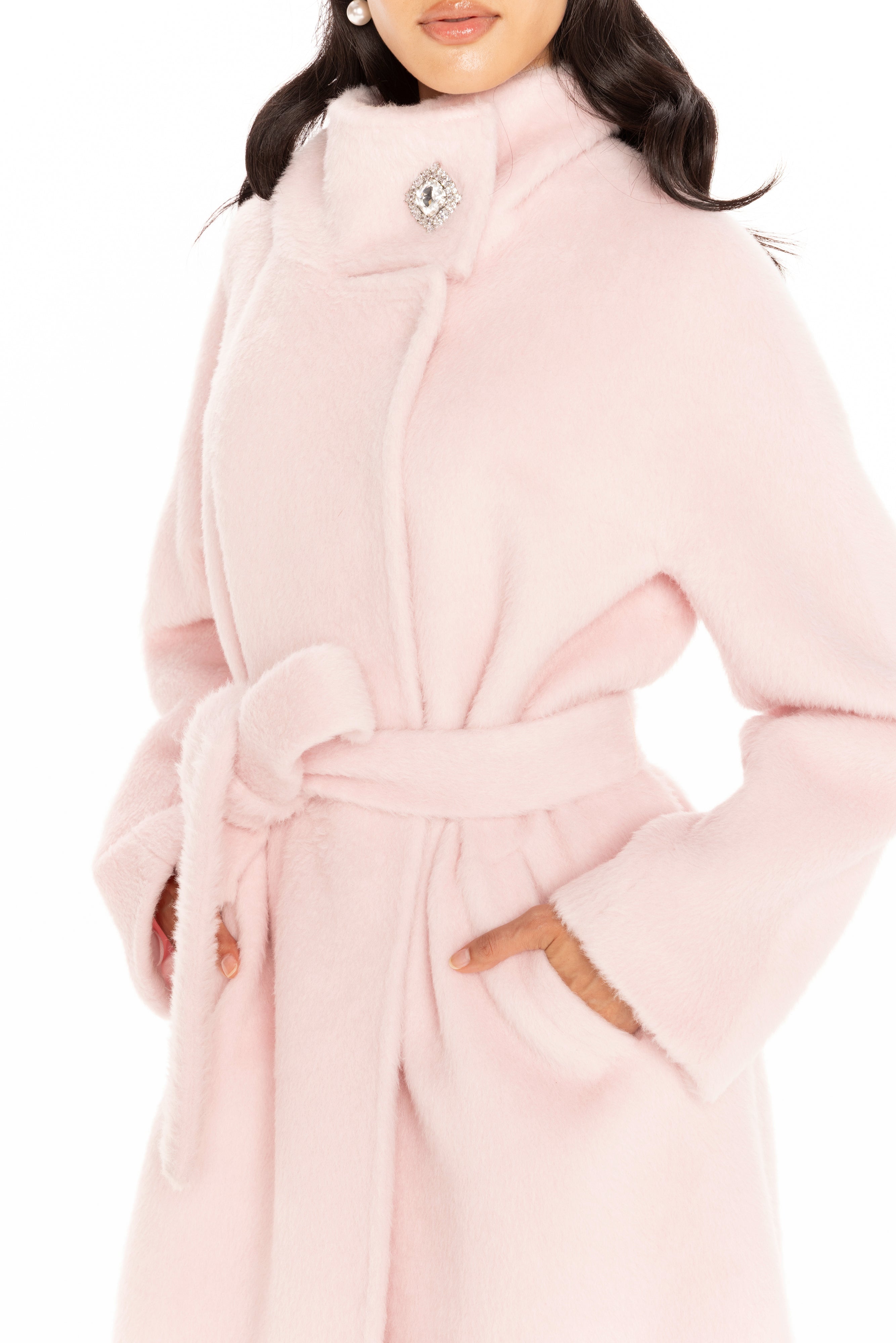 Audrey Long Coat (Pink)