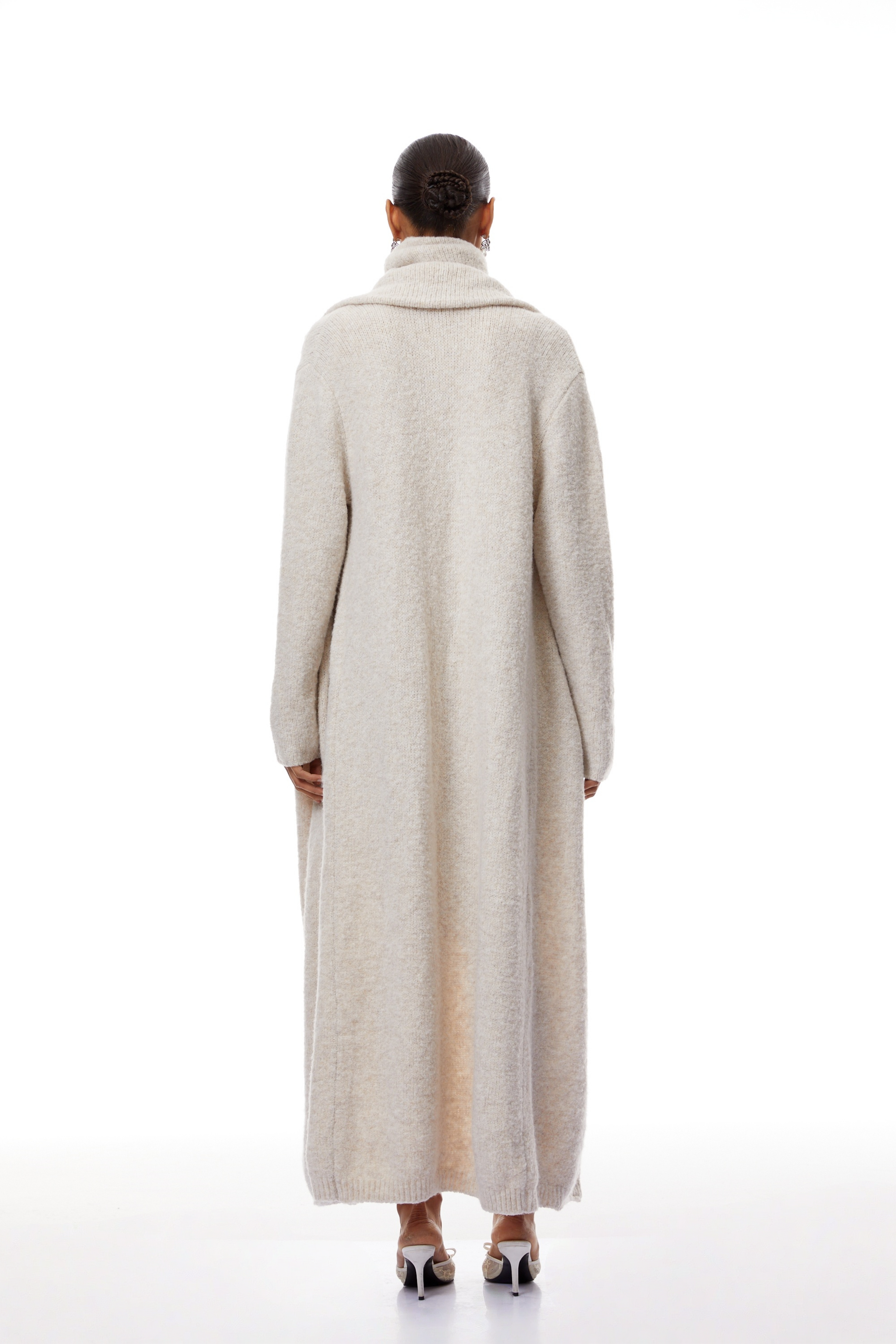 Rocío Khaki Ribbed Knit Three-Piece Set