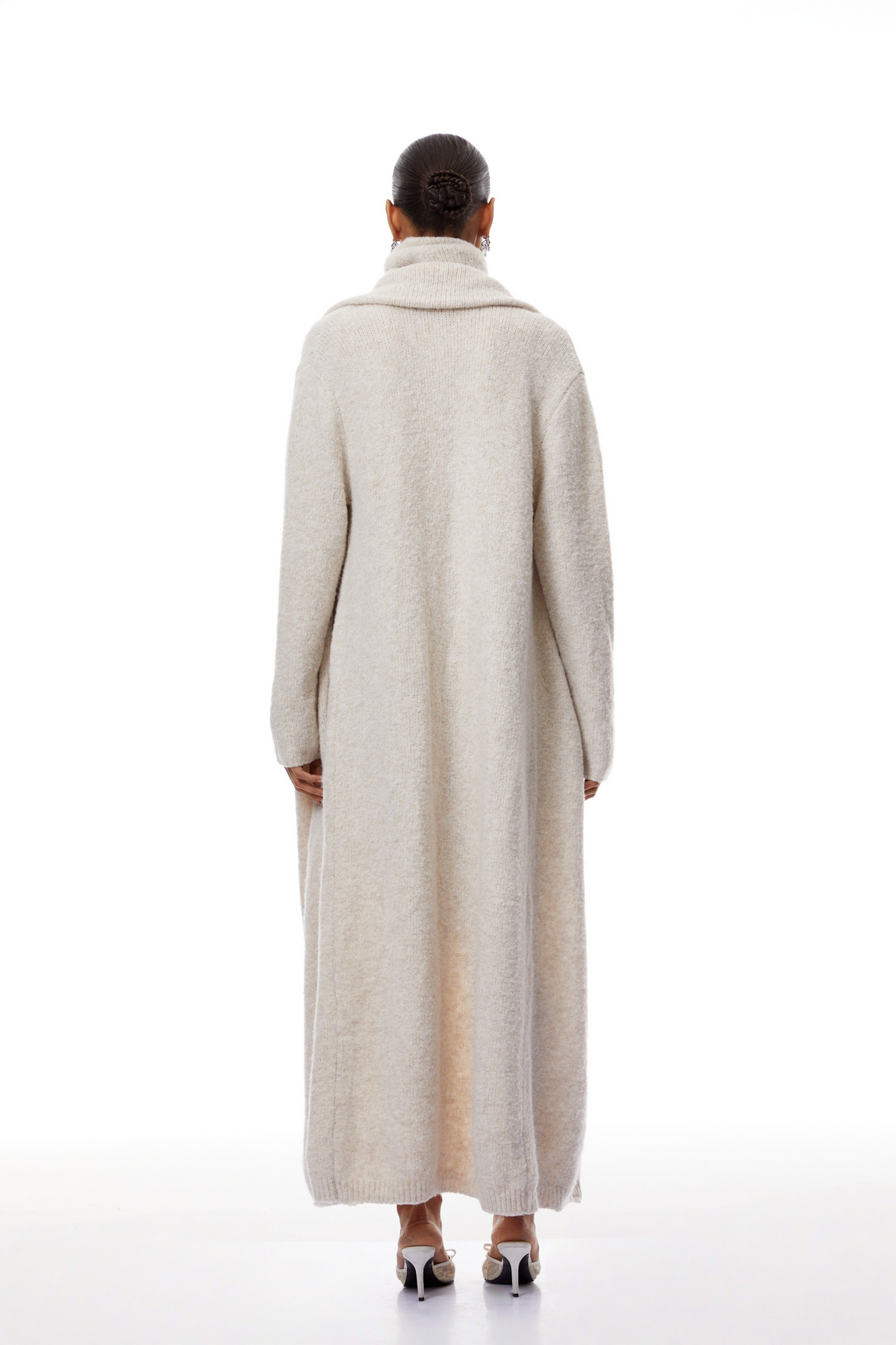 Rocío Khaki Ribbed Knit Three-Piece Set