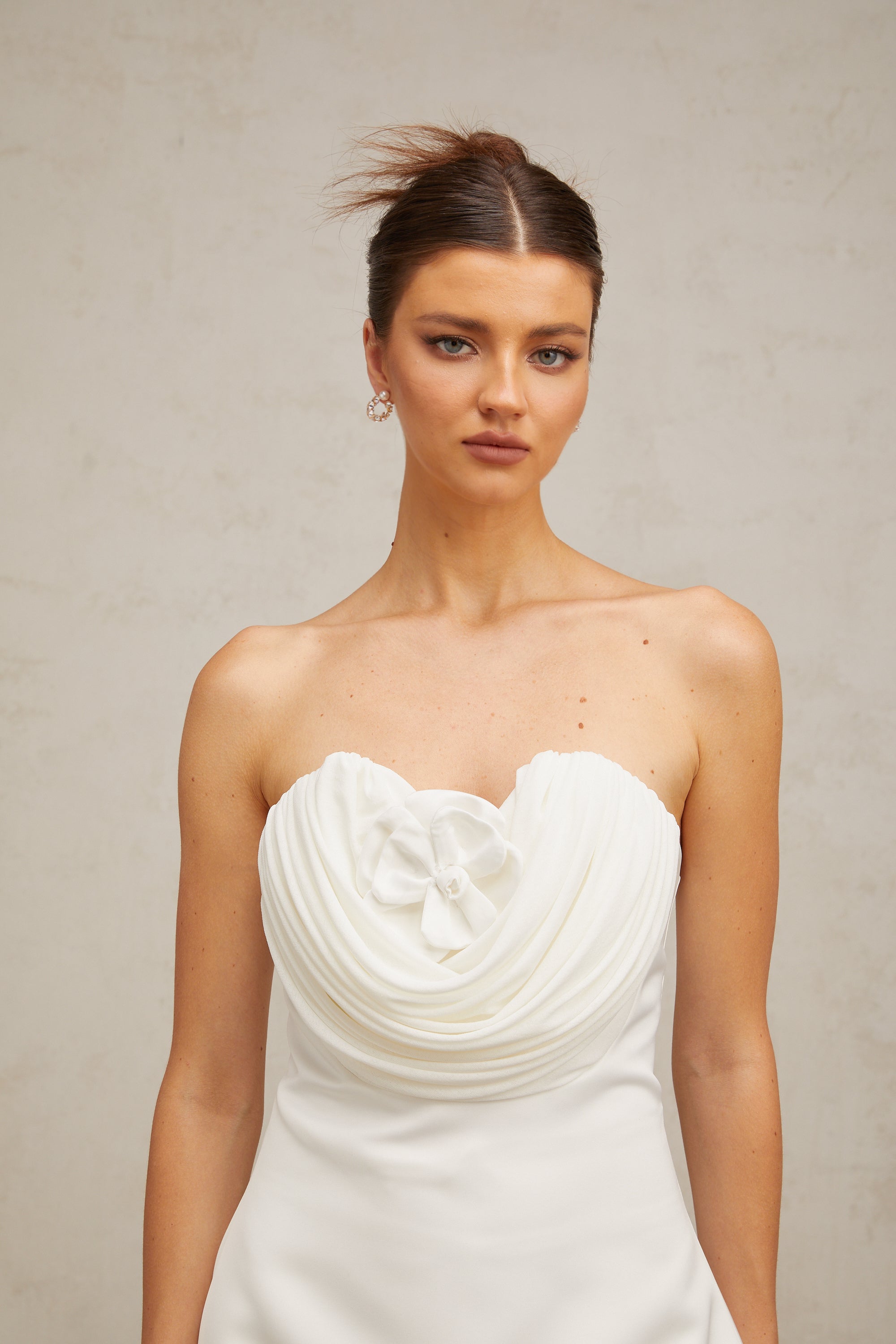 Lucie white floral-appliqué mini dress (Final Sale-US Only)