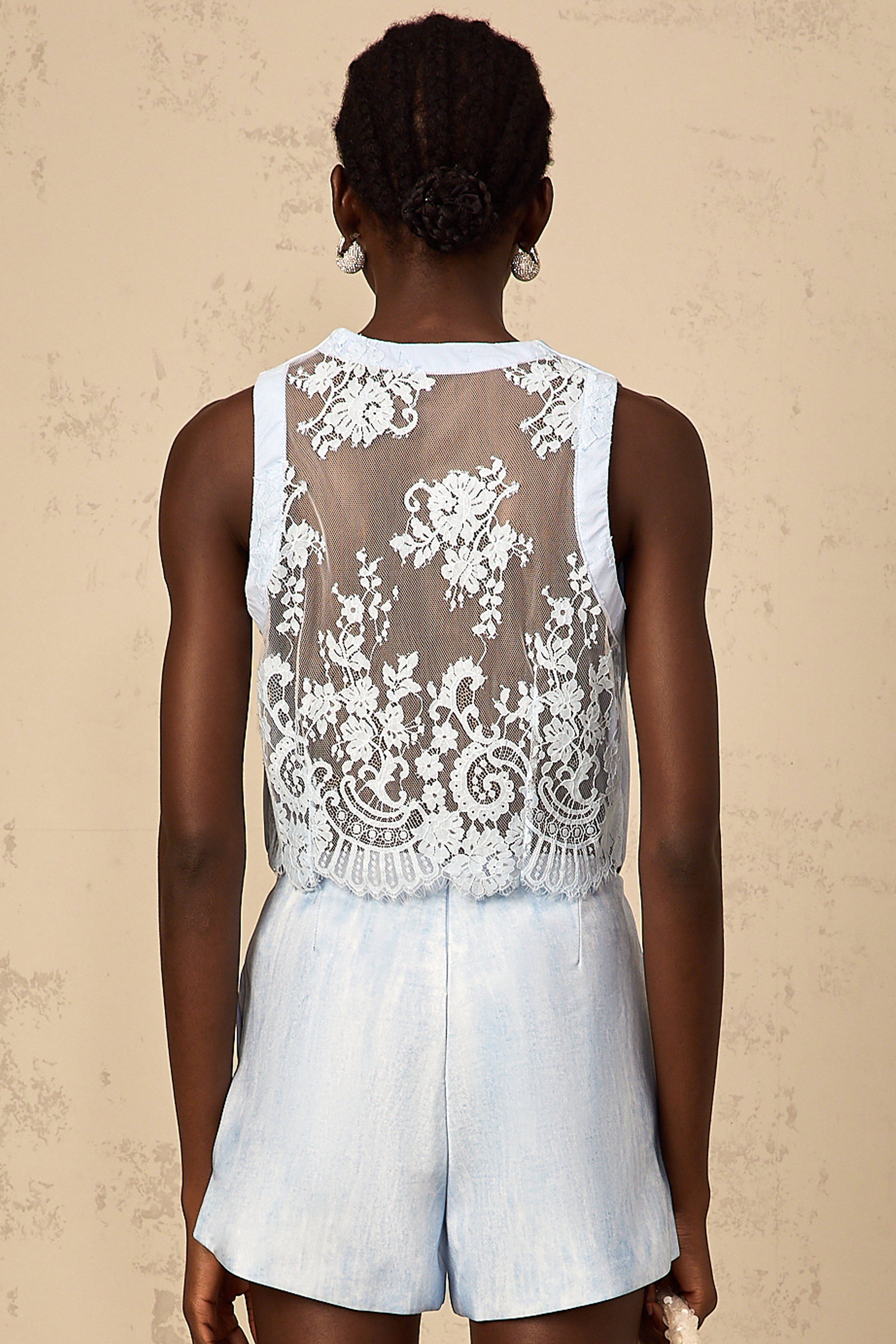 Abbie Light Blue Faded Effect Matching Set (Final Sale)