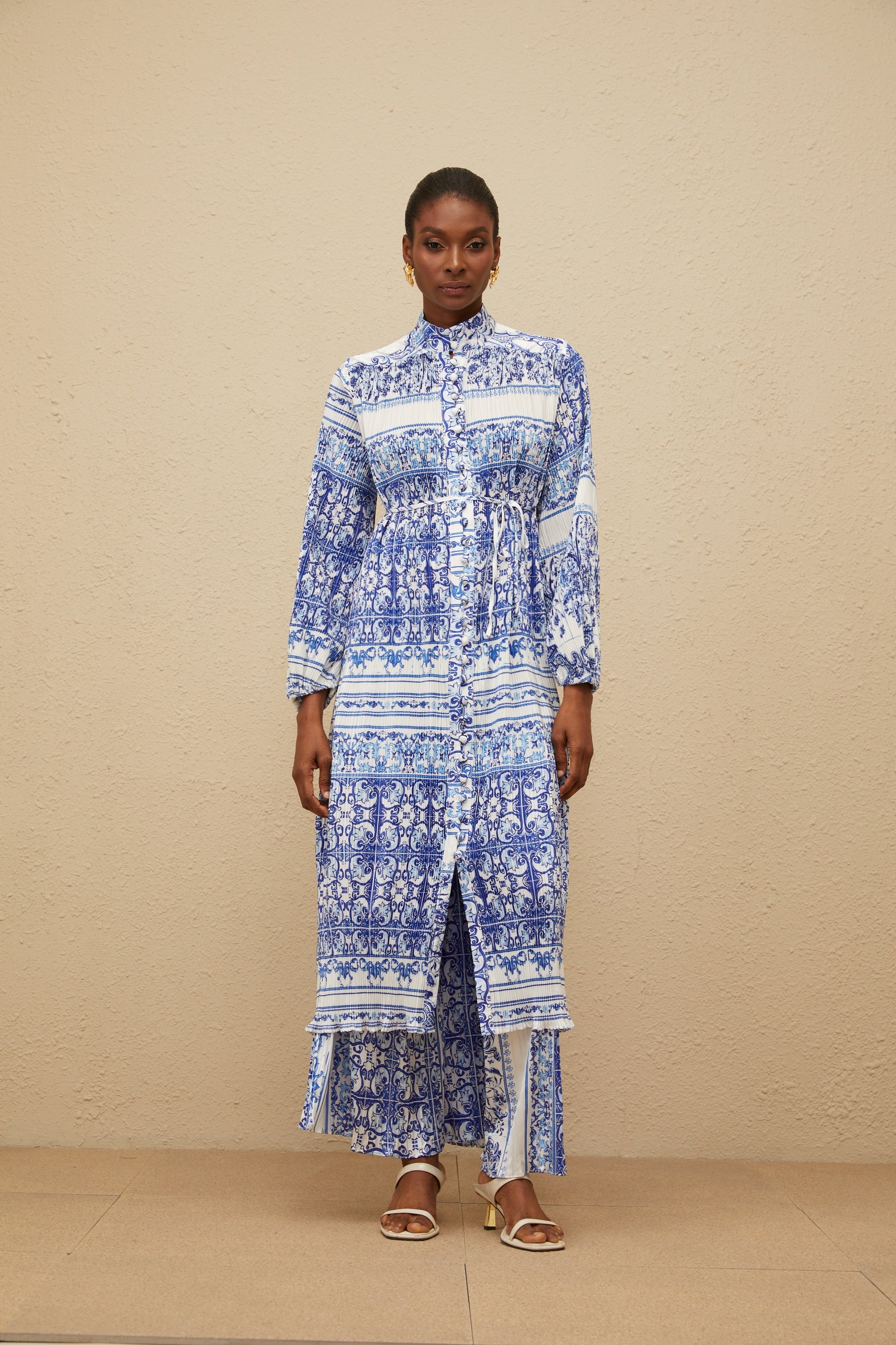 Graphique Blue Paisley Print Co-ord Set