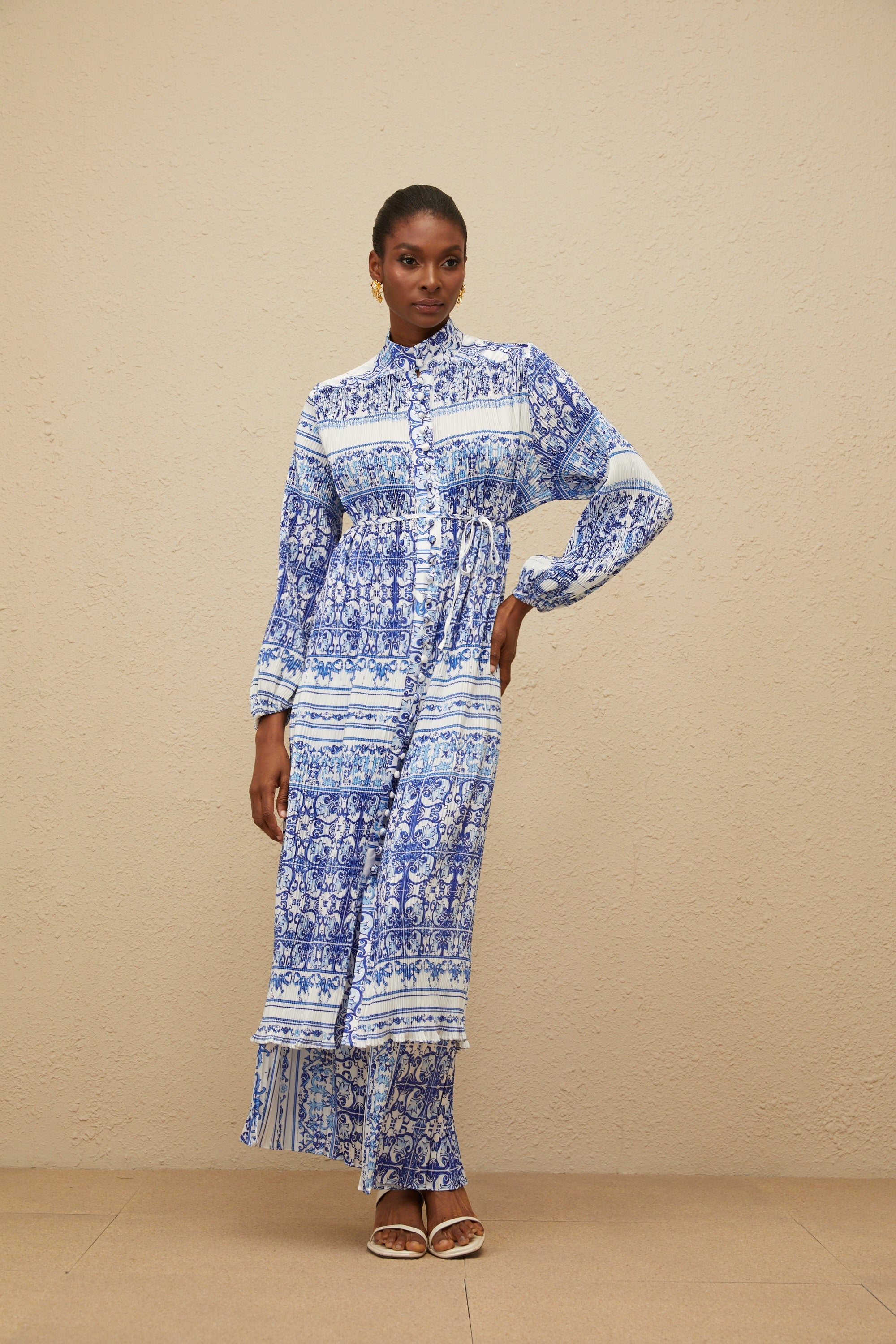 Graphique Blue Paisley Print Co-ord Set