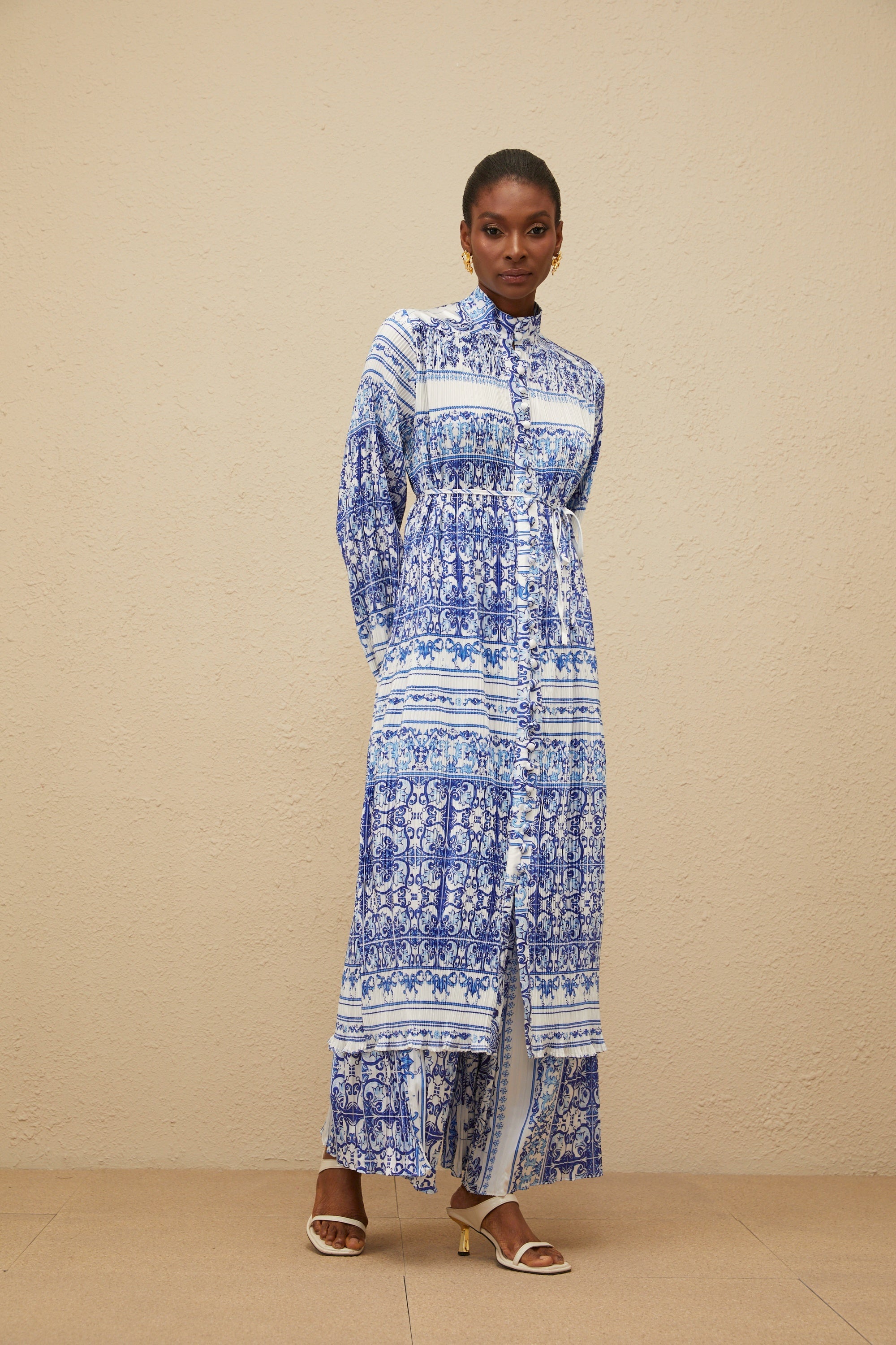 Graphique Blue Paisley Print Co-ord Set