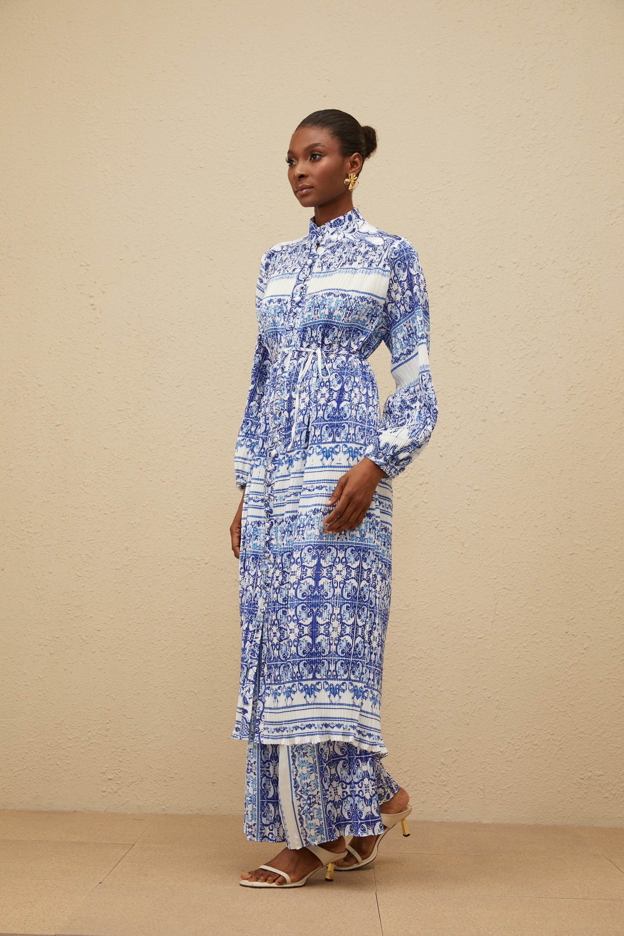 Graphique Blue Paisley Print Co-ord Set