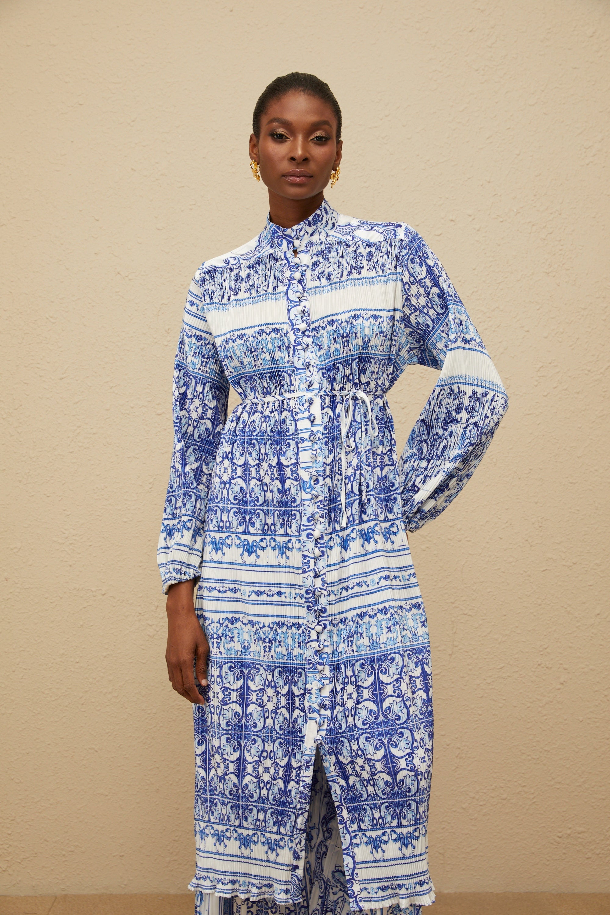 Graphique Blue Paisley Print Co-ord Set