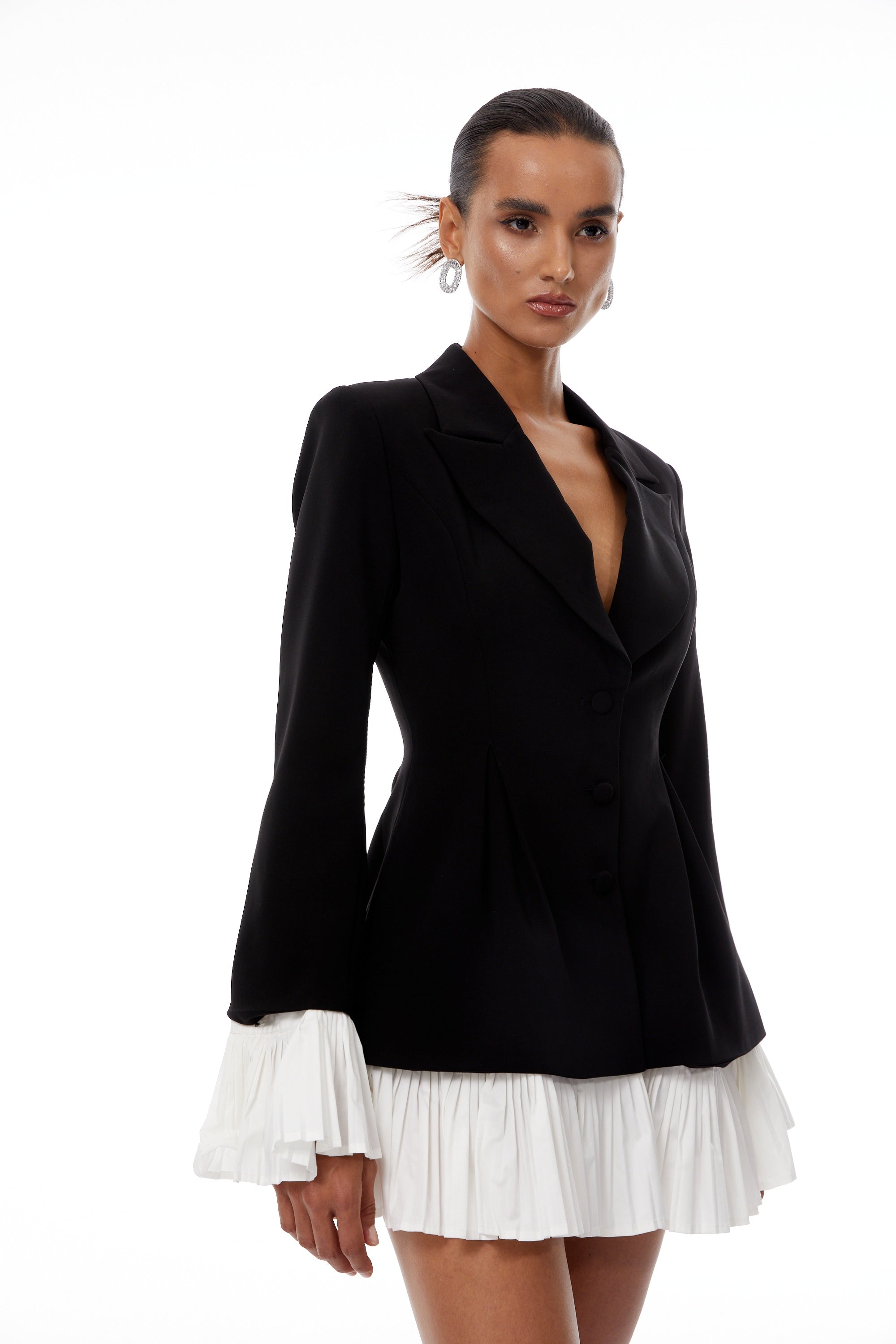 Rébecca Color Block Mini Blazer Dress (Final Sale)