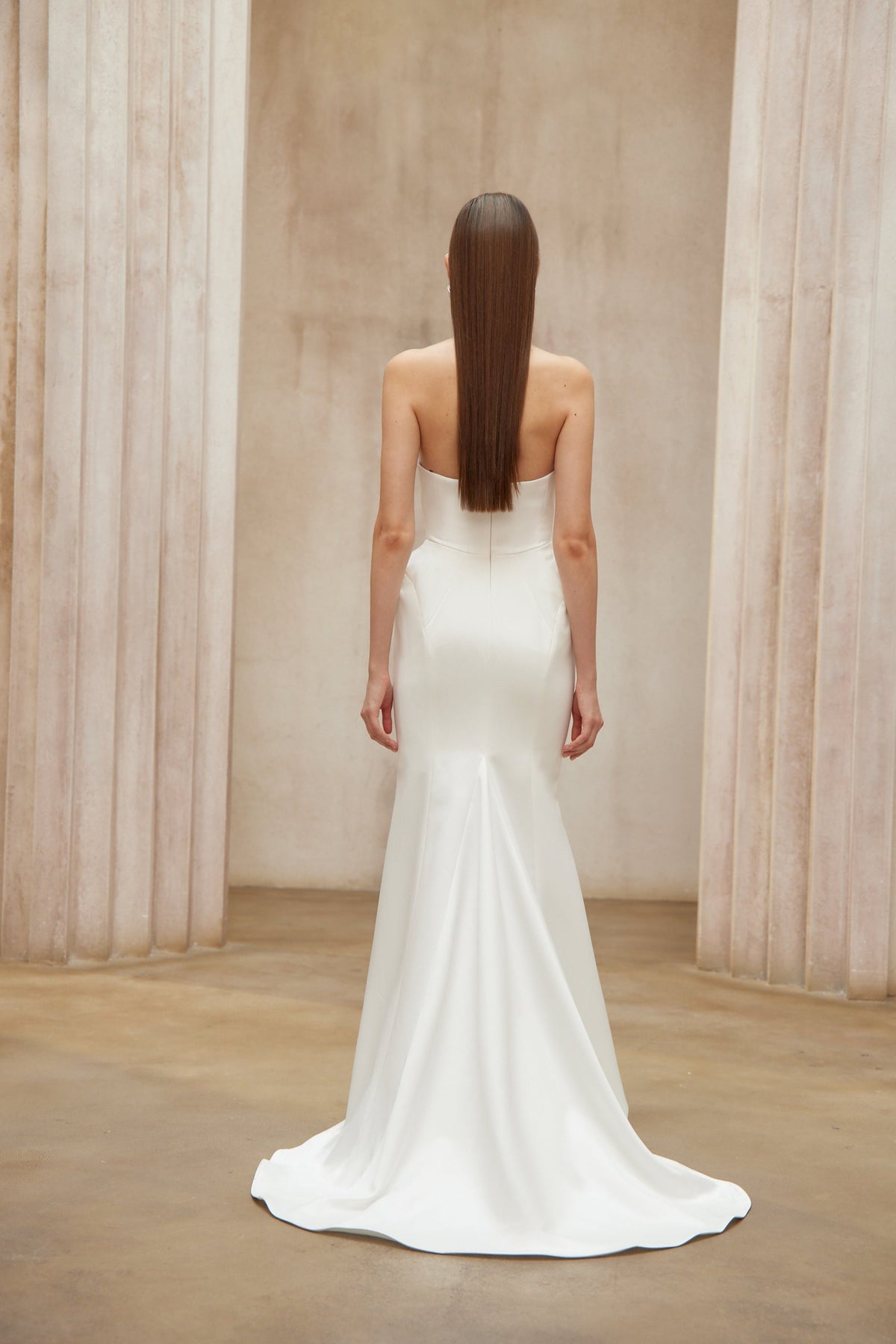 Alba White Barrel Waist Corset Maxi Dress (Final Sale-US Only)