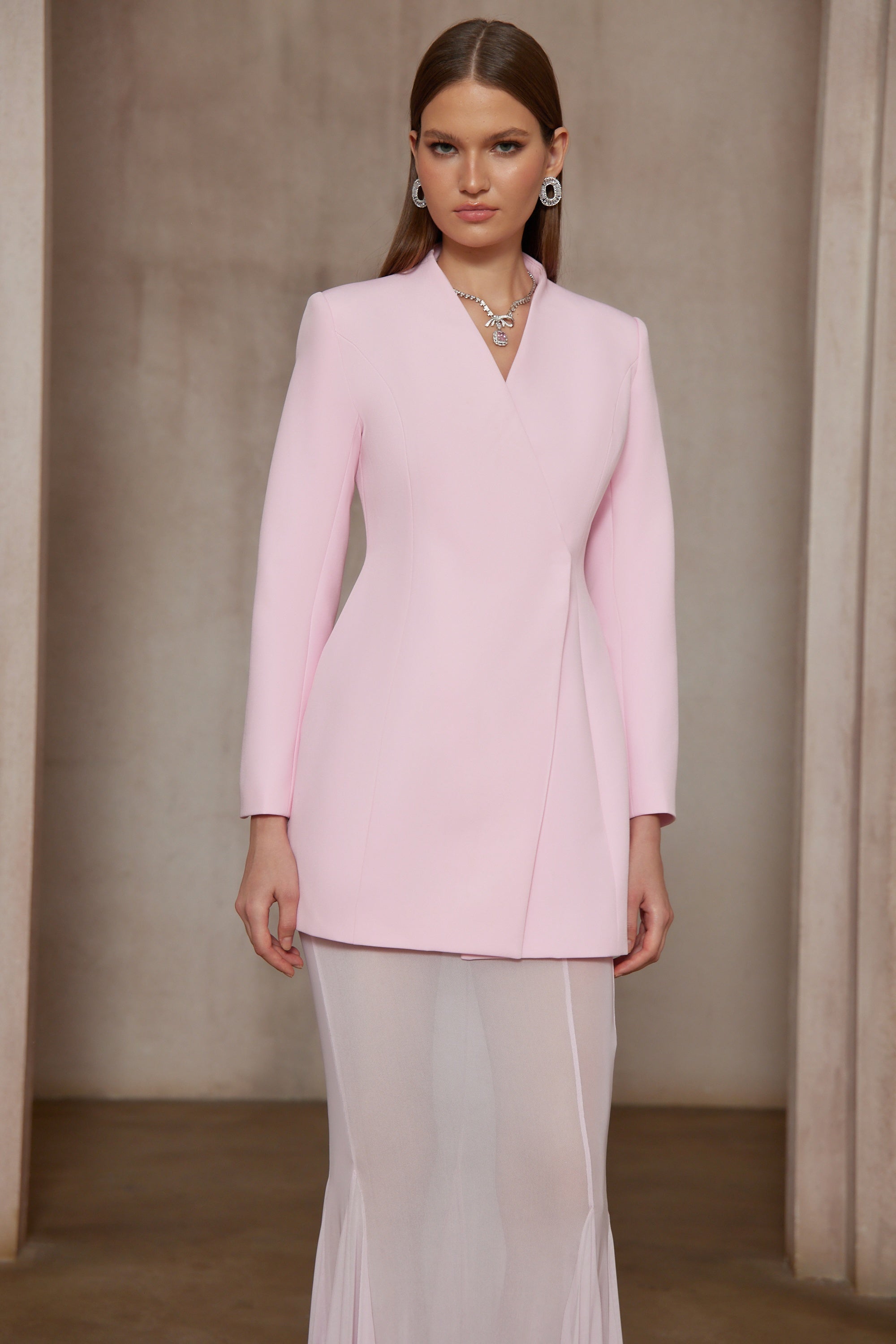 Enora Barrel Design Jacket & Skirt Set (Final Sale-US Only)