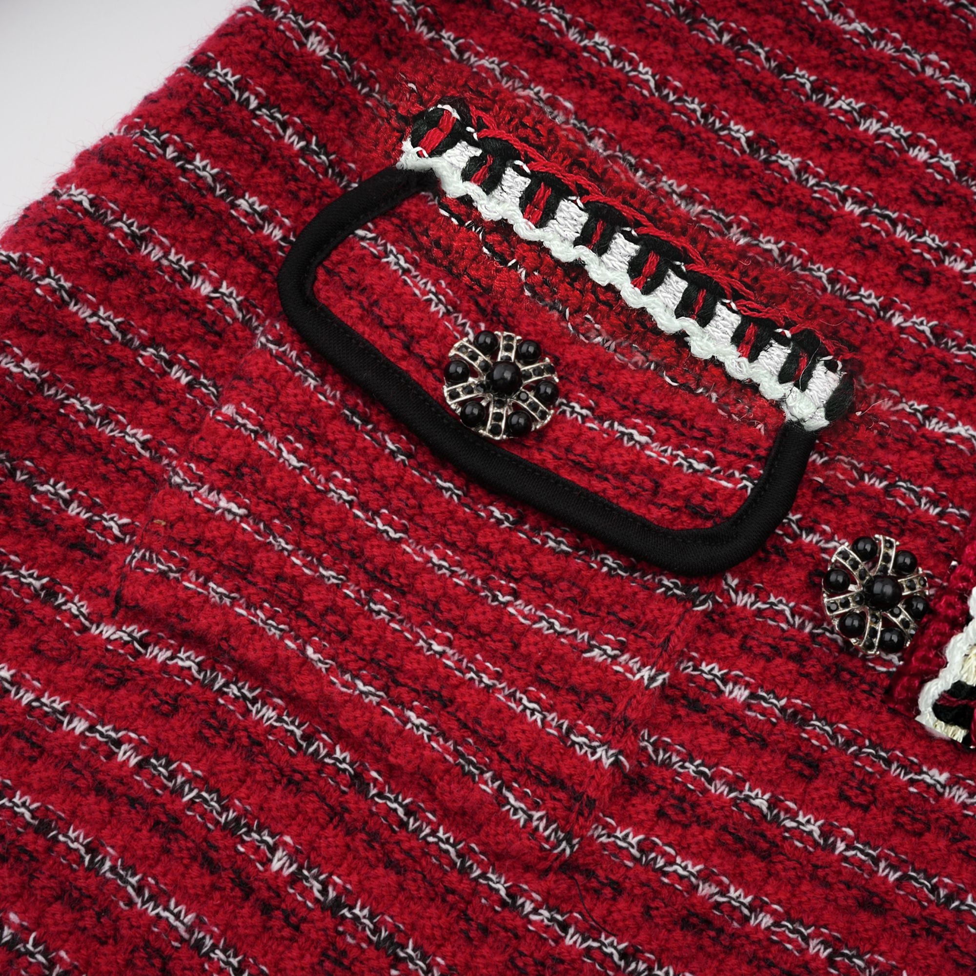 Faustine bow-detailed knit mini dress