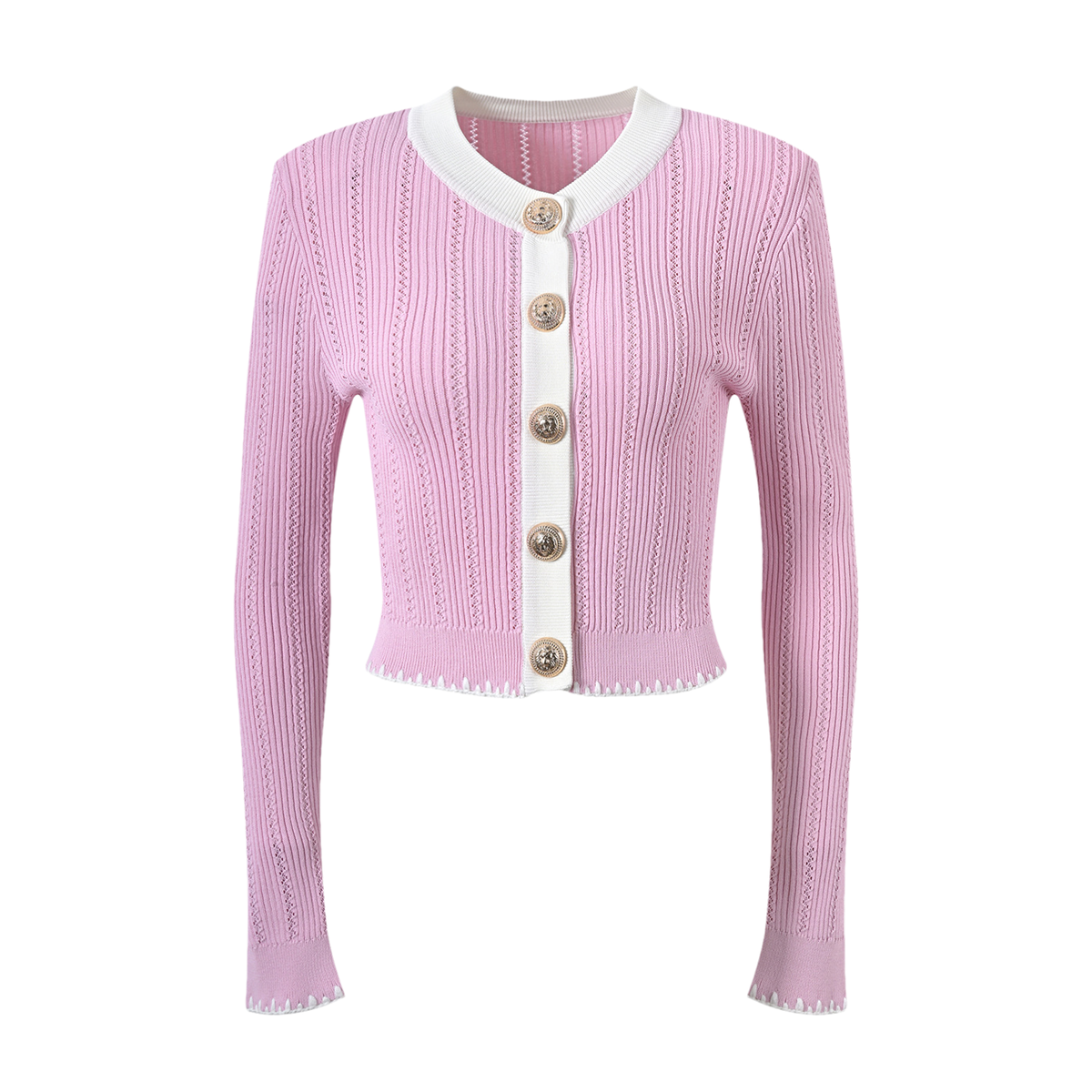 Éliane contrast-trim jacket & skirt matching set (Final Sale-US Only)