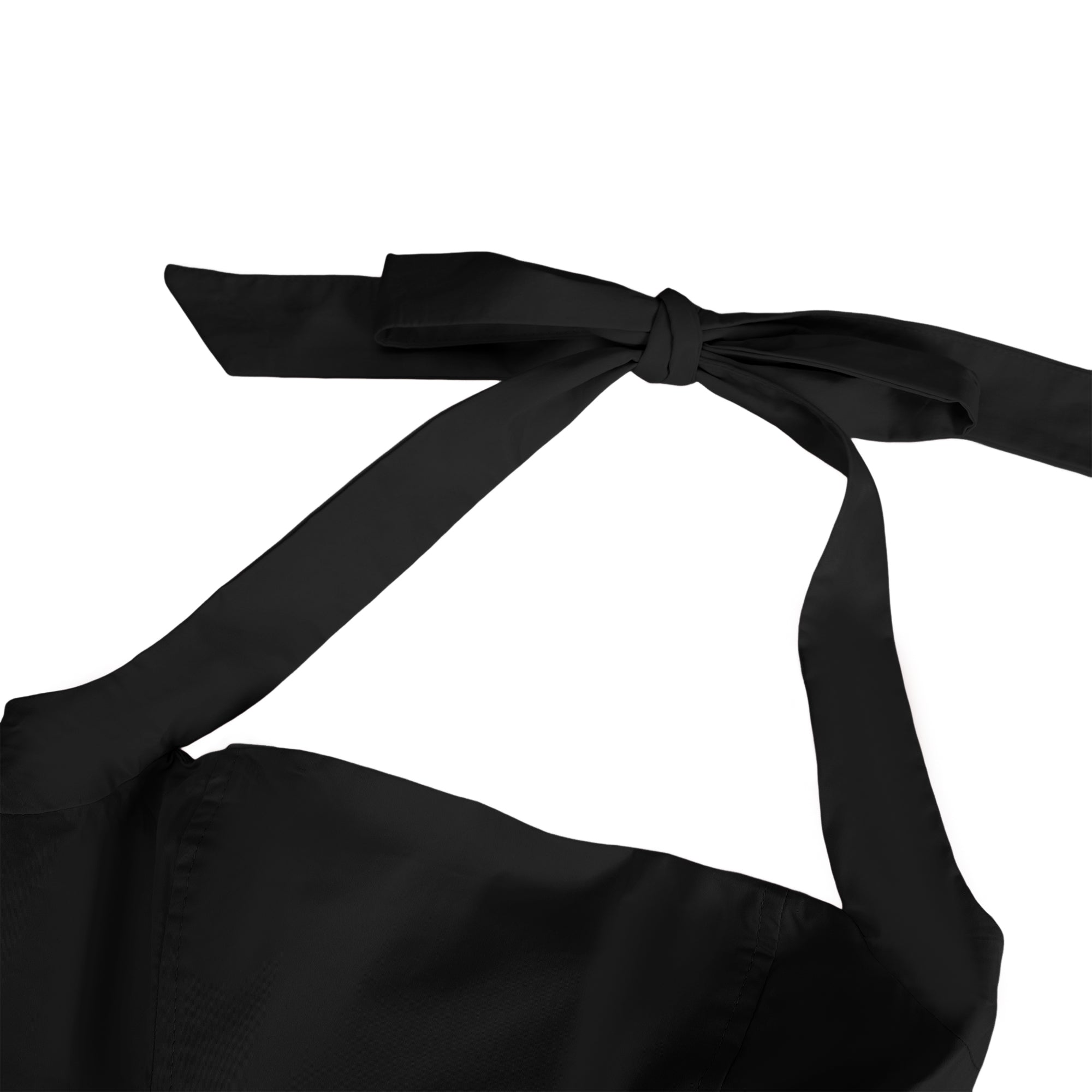 Eponine Black Layered Flared Hem Midi Dress