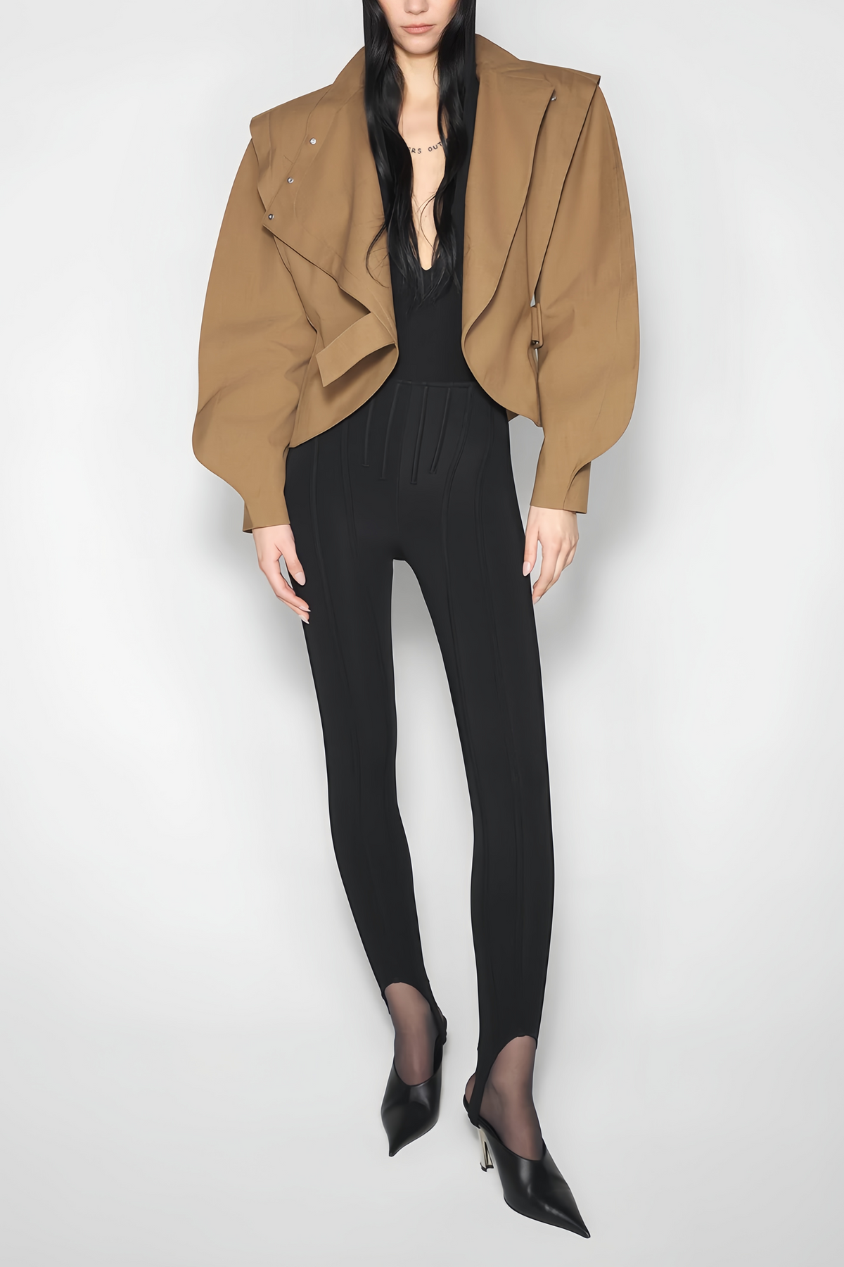 Mavis Brown Wrap Structured Jacket (Final Sale)
